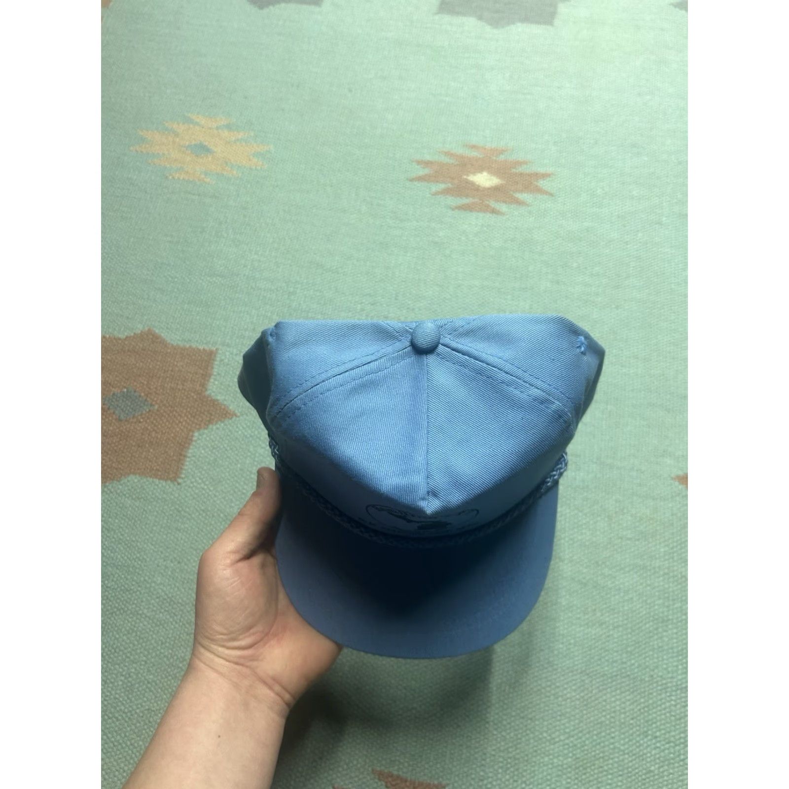 Hamilton VINTAGE SnapBack Hat Cap Hamilton’s RV Saginaw Michigan Adjustable Light Blue Mens Snapback Adjustable Blue Hat Size ONE SIZE - 3 Thumbnail