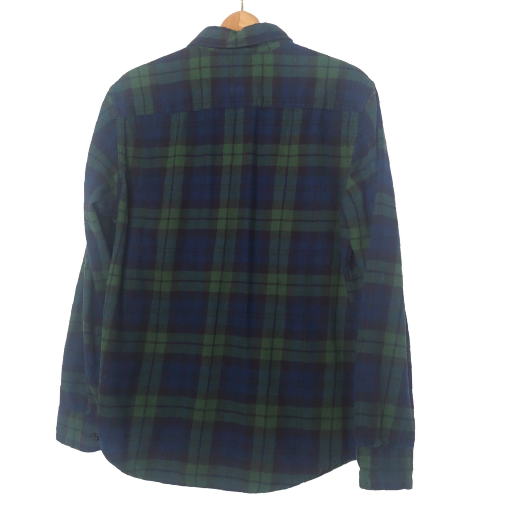 American Eagle Outfitters American Eagle Outfitters Flannel Shirt Large Blackwatch Plaid Soft Long Sleeve Mens Size US L / EU 52-54 / 3 - 3 Thumbnail