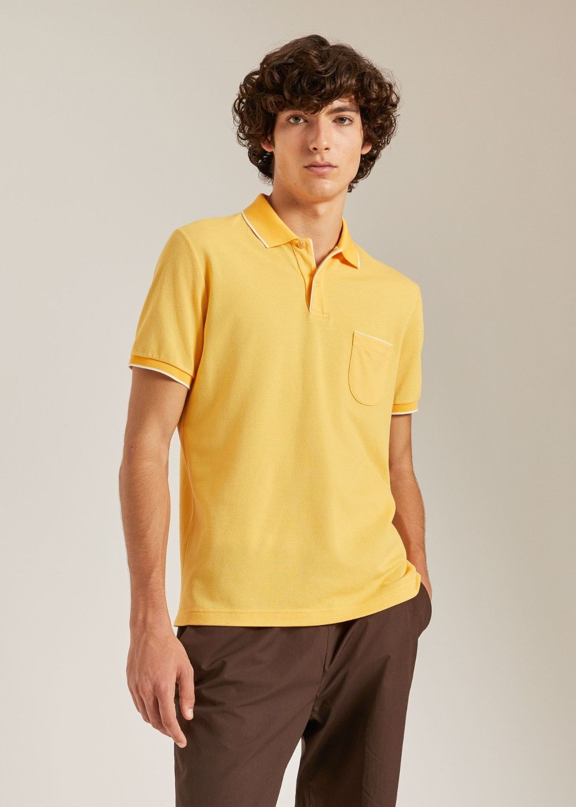 Loro Piana o1srvl11e0924 Regatta Polo Shirt in Yellow Size US M / EU 48-50 / 2 - 2 Thumbnail