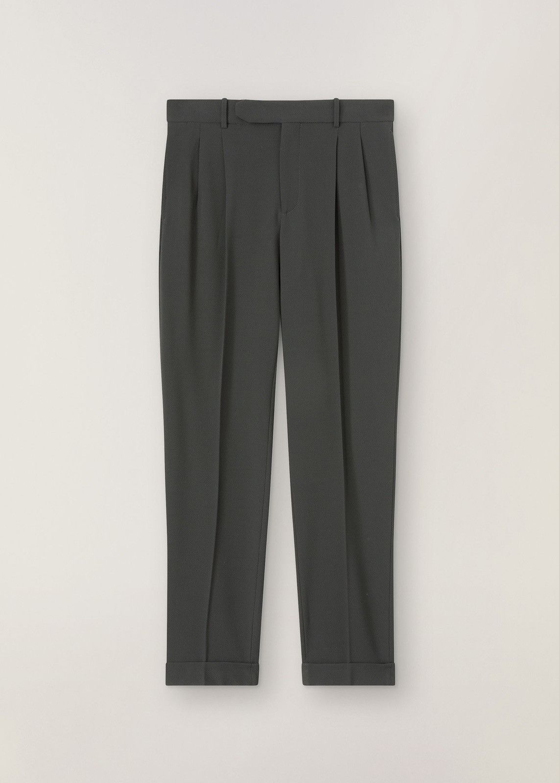 image of Loro Piana O1Loc1C0124 Wool Trouser In Dark Grey, Men's (Size 36)