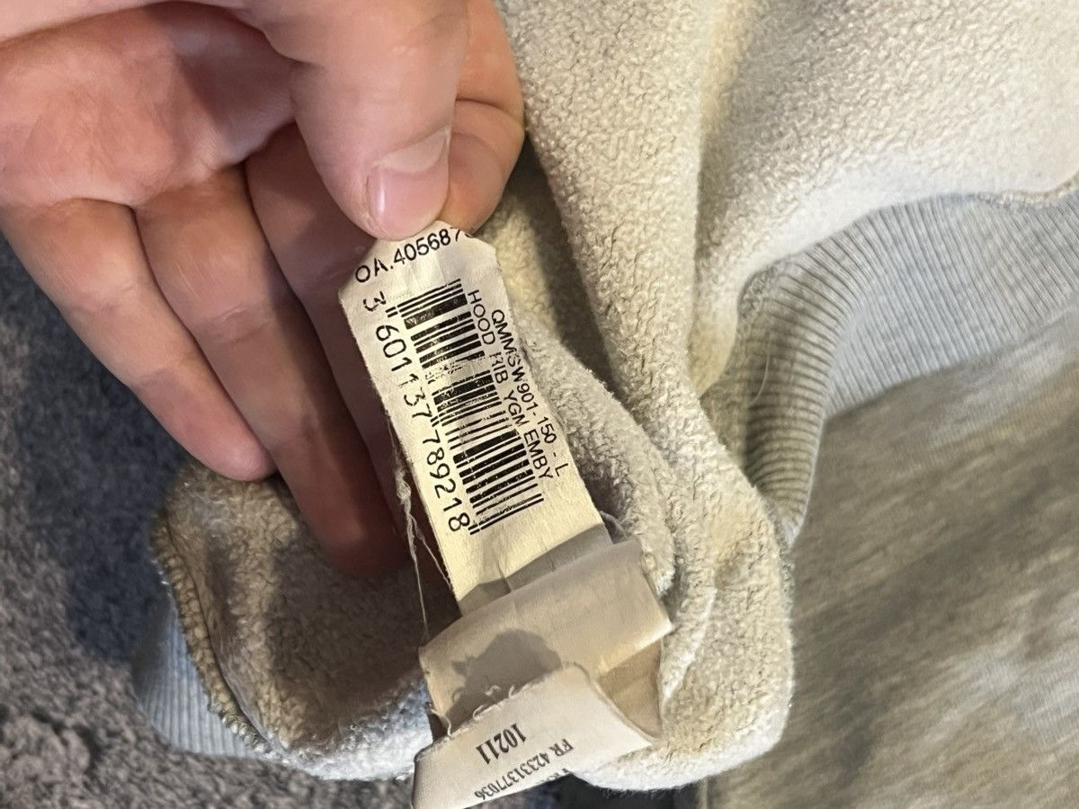 Vintage Y2K Distressed With Fur Hoodie / Archive Gray Faded Grunge Size US L / EU 52-54 / 3 - 11 Thumbnail