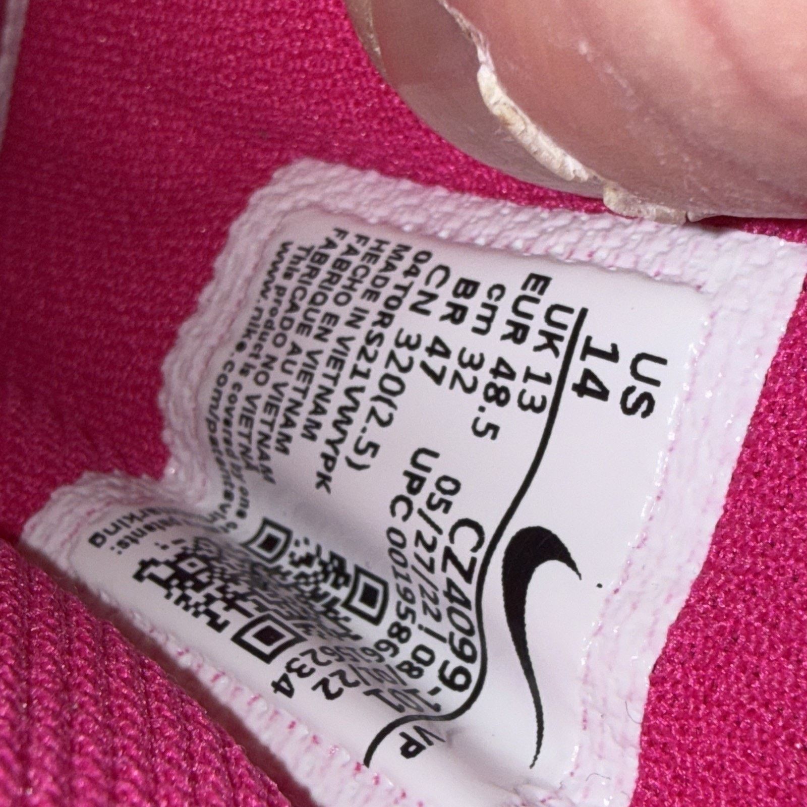 Nike Size 14 - Nike Giannis Immortality Rose Size US 14 / EU 47 - 7 Thumbnail