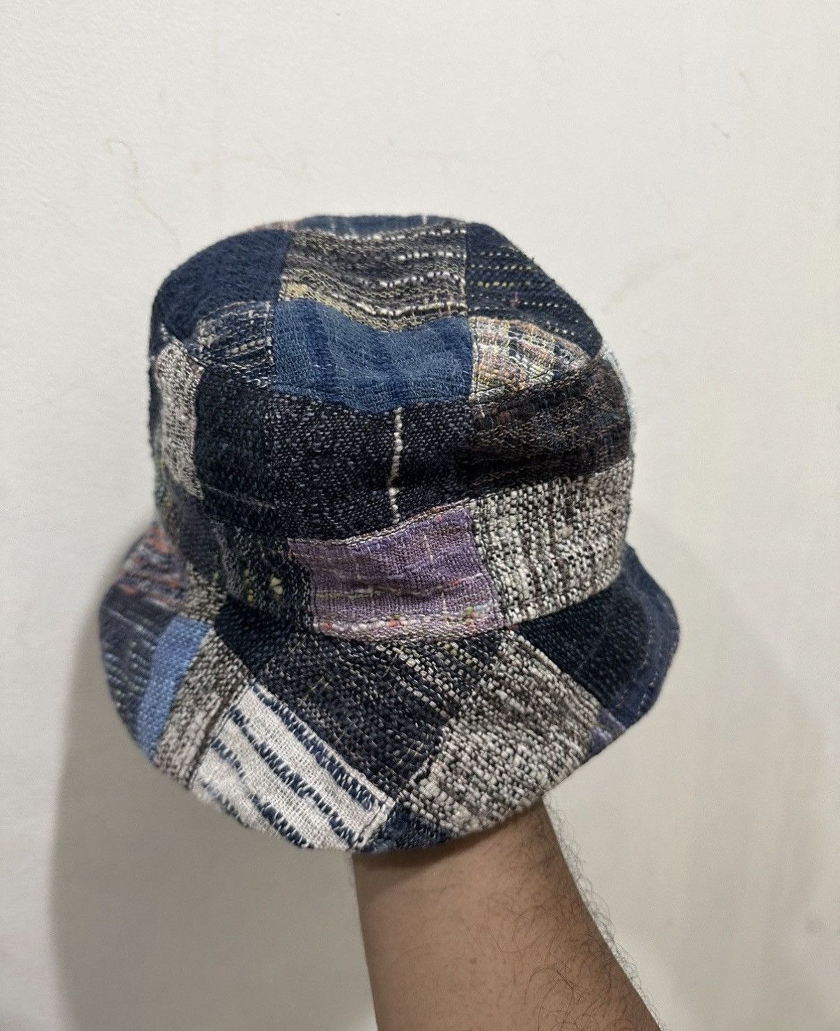 Japanese Brand VTG Patchwork Style Kapital Hat Size ONE SIZE - 3 Thumbnail