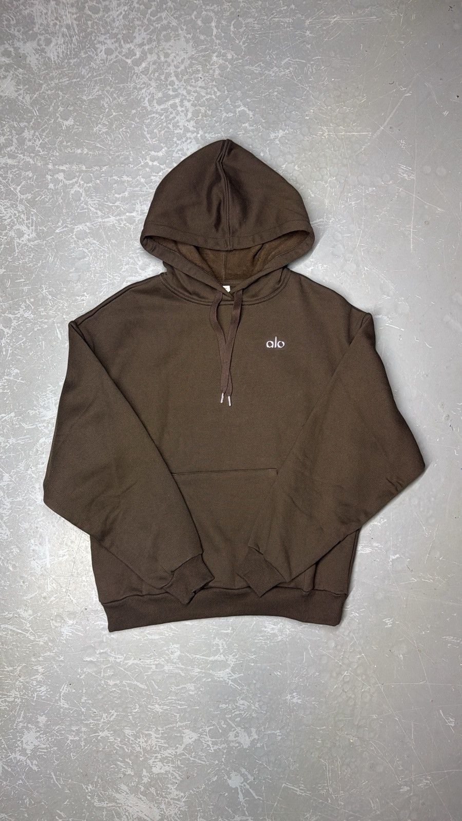 Alo "Accolade" Espresso Pull Over Hoodie Size US S / EU 44-46 / 1 - 1 Thumbnail