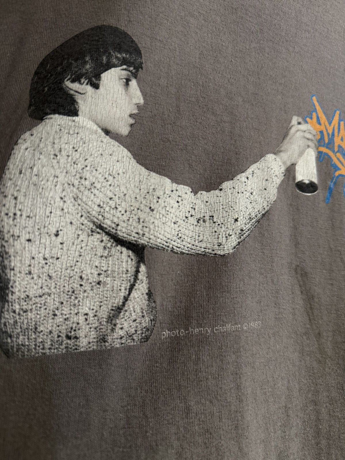 Stussy Vintage 1983 Photo Henry Chalfant Stussy Customade Faded Tee Size US L / EU 52-54 / 3 - 4 Thumbnail
