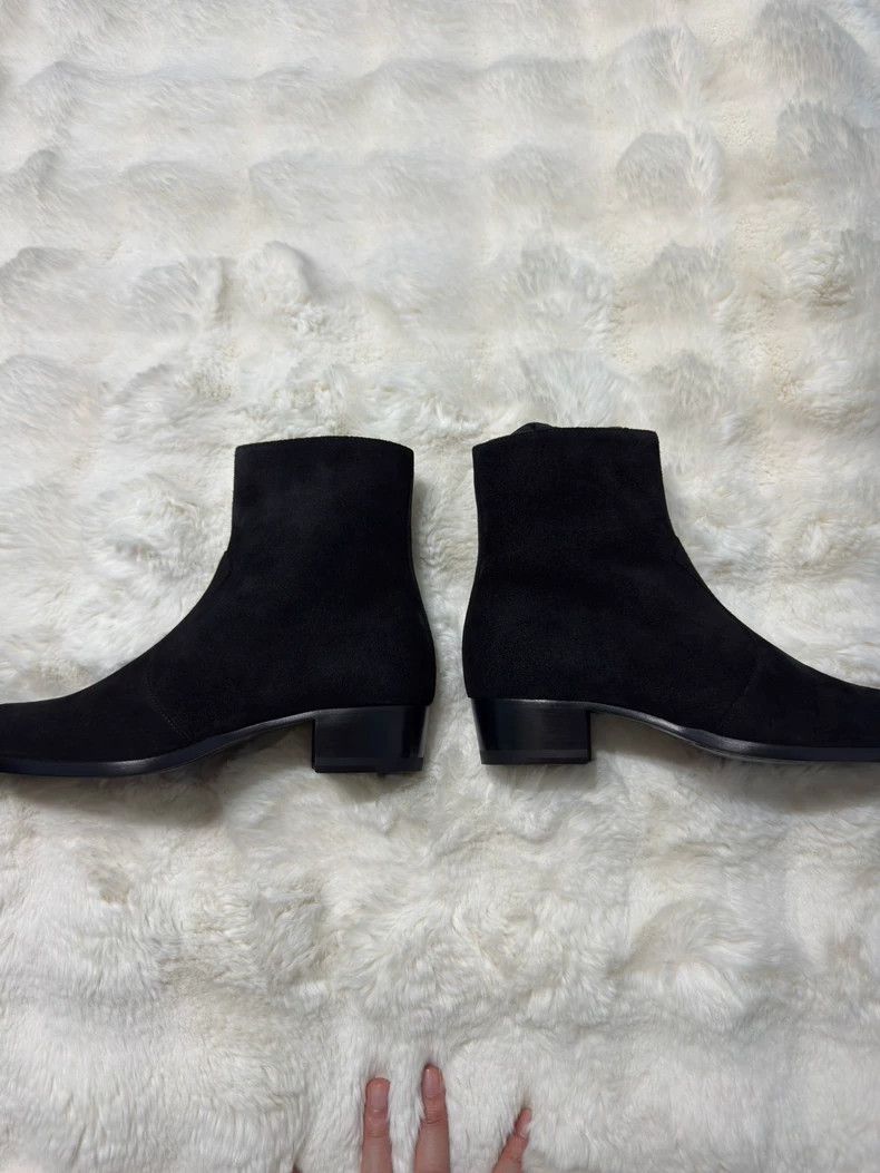 Saint Laurent Paris Saint Laurent ParisSuede boots 2504-Nextarrow Size US 7 / EU 40 - 9 Thumbnail