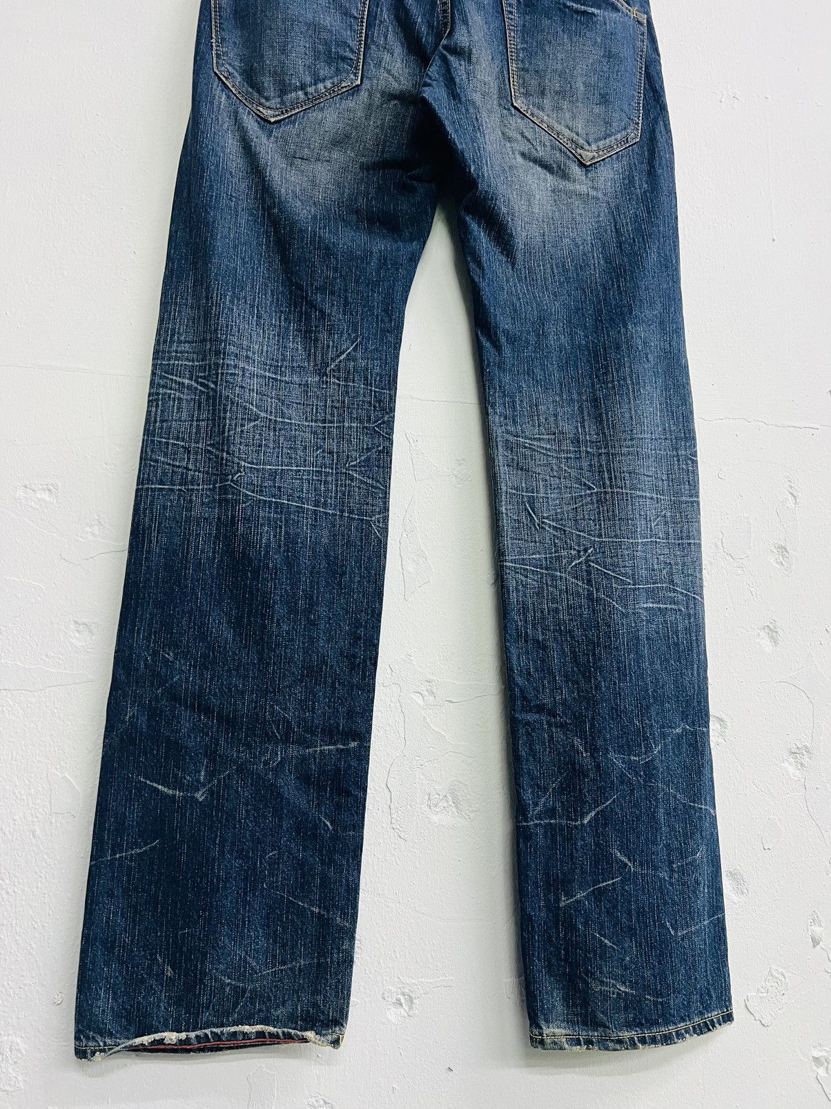 Japanese Brand × Vintage Vintage Blueway Flared Union Made Jeans Size US 32 / EU 48 - 16 Thumbnail