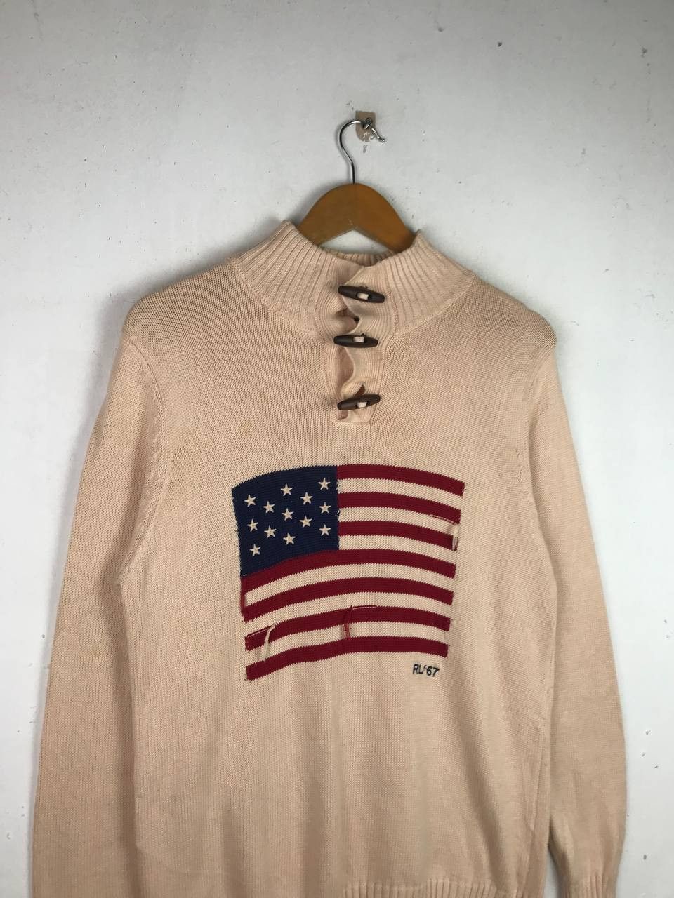 Polo Ralph Lauren Vintage Polo Ralph Lauren Flag Knitwear Rare Design Size US M / EU 48-50 / 2 - 7 Thumbnail