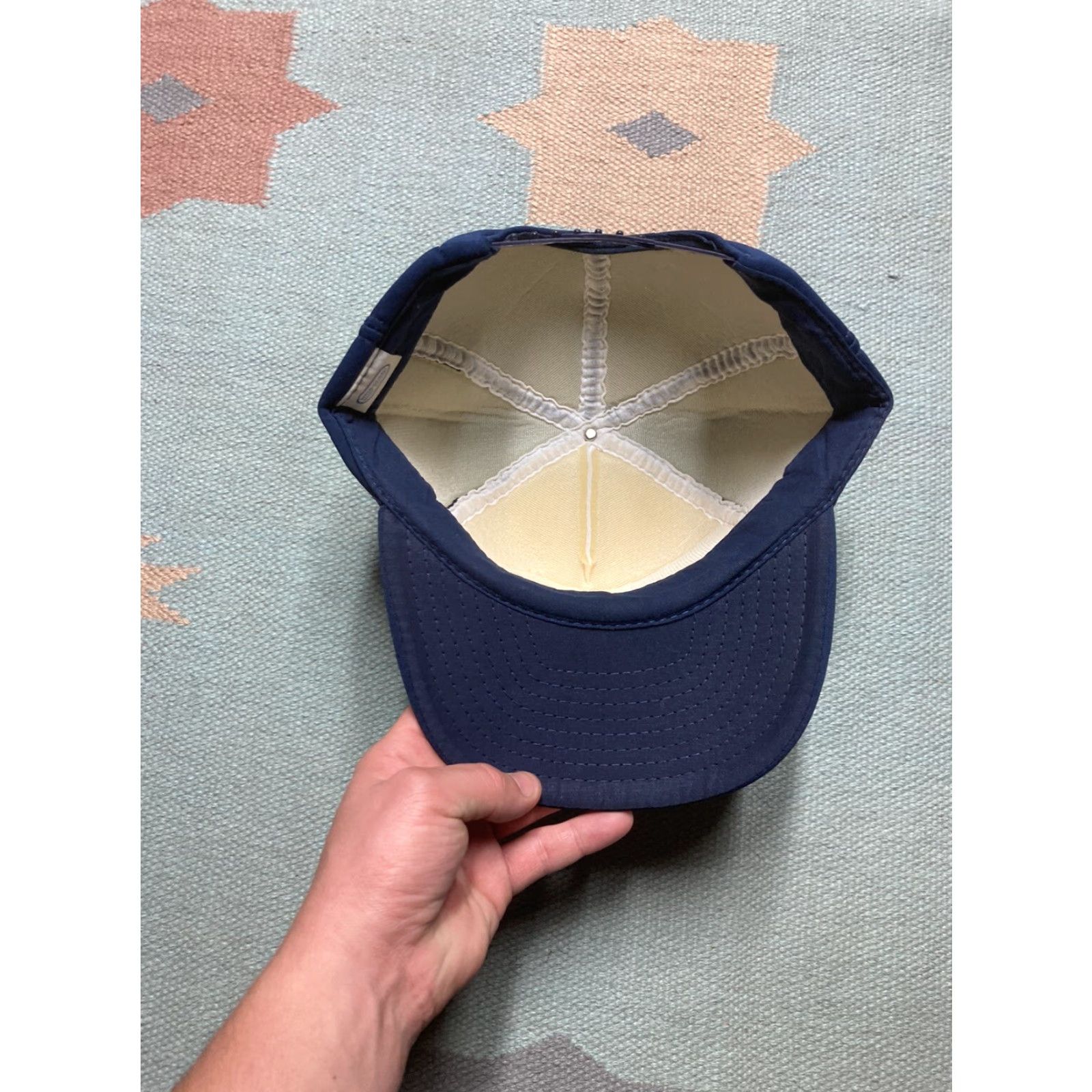 Vintage VINTAGE Universal SnapBack Hat Cap Since 1923 Adjustable University Blue Mens Adjustable Snapback Hat Size ONE SIZE - 5 Thumbnail