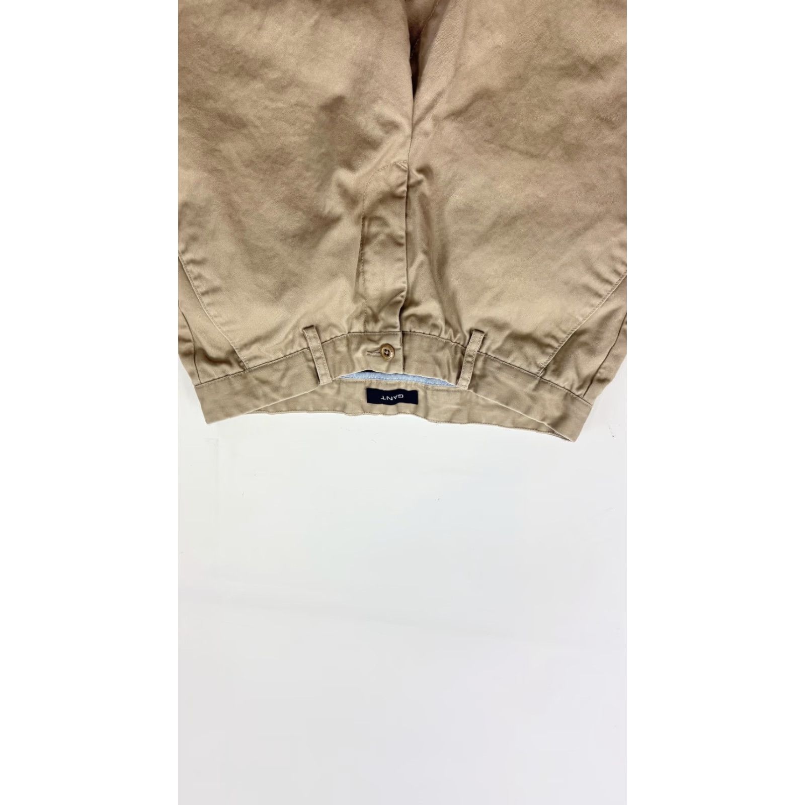 Gant GANT Chino Pants Men's 30x34 Khaki Soho Low Waist Narrow Fit Cotton Casual Slim Front Zip Pockets Logo Beige 30 34 Mens Size US 30 / EU 46 - 2 Thumbnail
