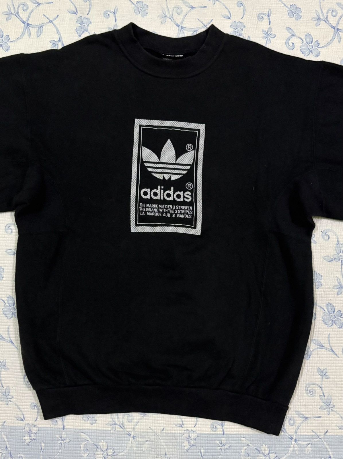 Adidas Adidas Sweatshirt Embroidered Logo Size US M / EU 48-50 / 2 - 4 Thumbnail
