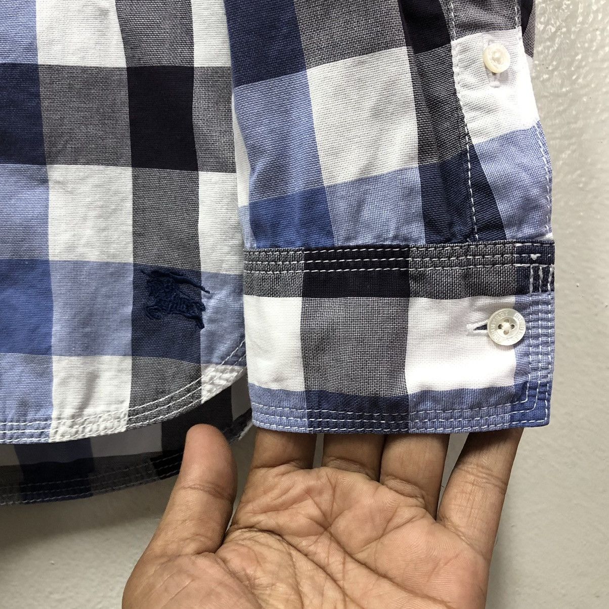 Burberry Authentic Burberry London Checkered Long Sleeve Shirt Size US M / EU 48-50 / 2 - 11 Thumbnail
