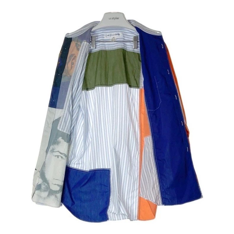 Comme des Garcons Comme Des Garcons Stripe Color Patchwork Long Sleeve Shirt Size US M / EU 48-50 / 2 - 3 Thumbnail