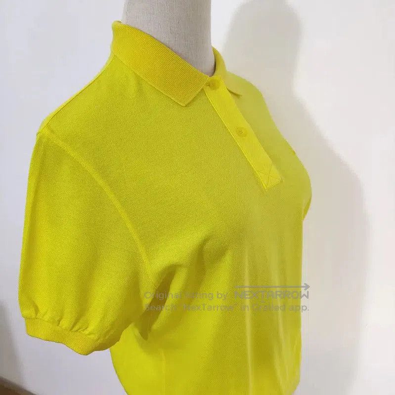 Dior Dior Lemon Yellow Women's Summer Polo Shirt . Size L / US 10 / IT 46 - 3 Thumbnail