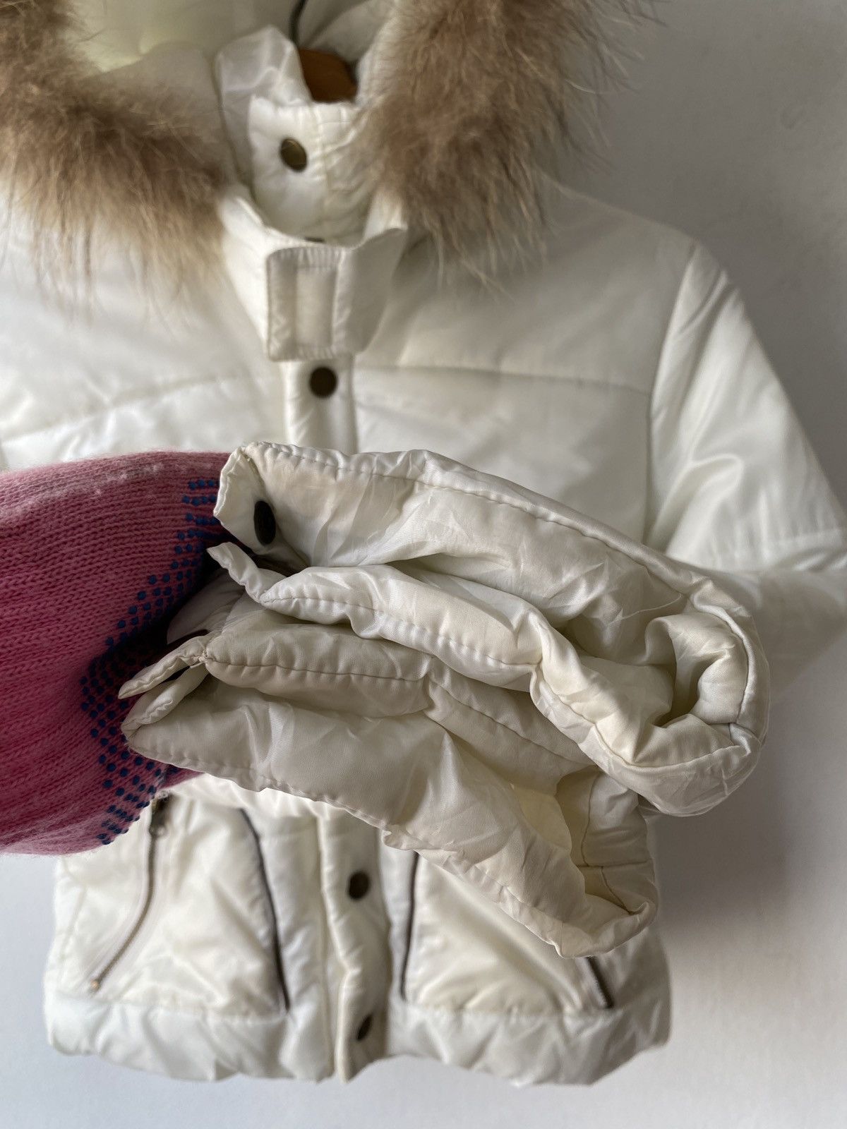 Japanese Brand 2000s - N.O.T Puffer Fur Cropped Jacket Size US S / EU 44-46 / 1 - 15 Thumbnail