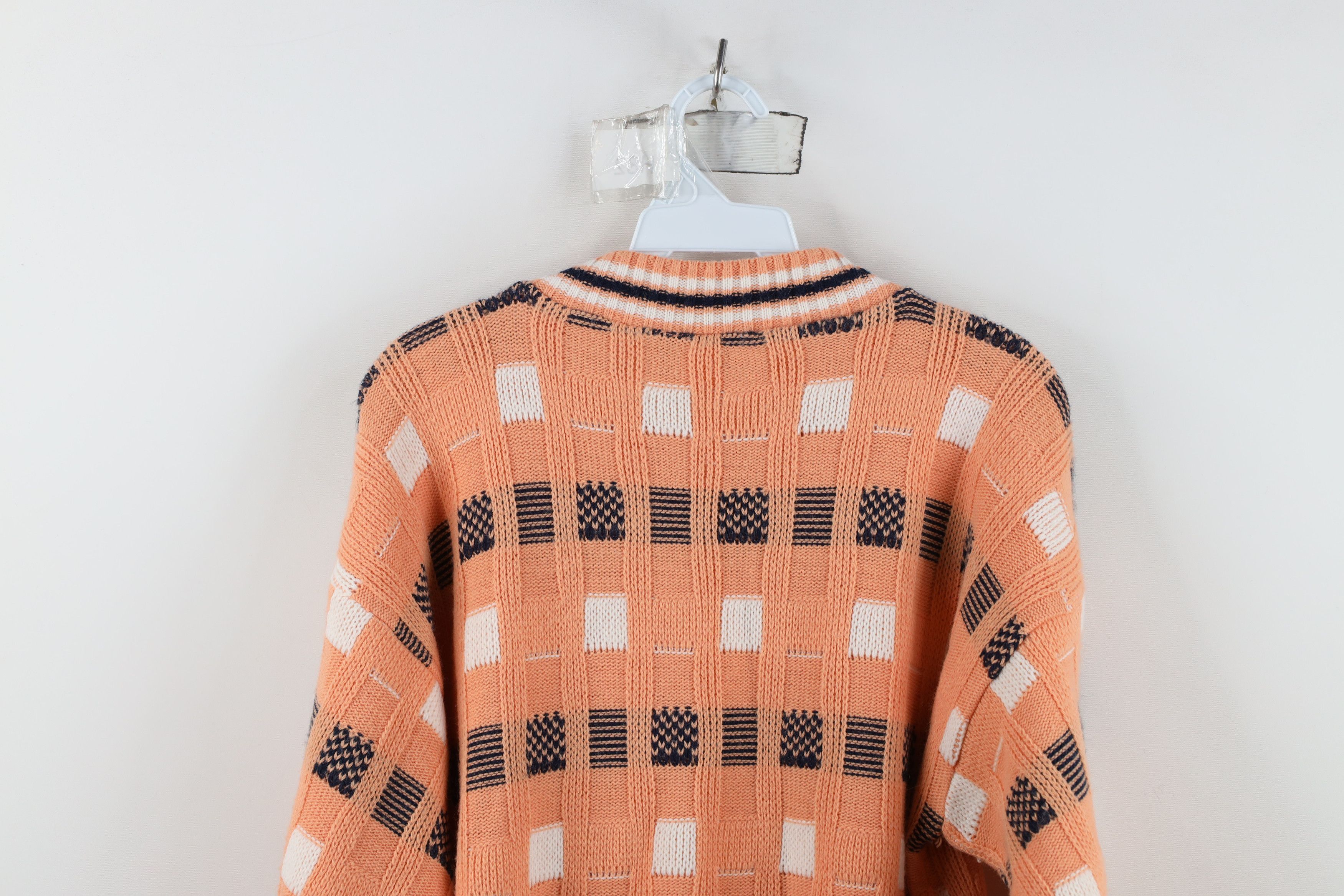 Vintage Vintage 90s Streetwear Ribbed Knit Crewneck Sweater USA Size L / US 10 / IT 46 - 8 Thumbnail