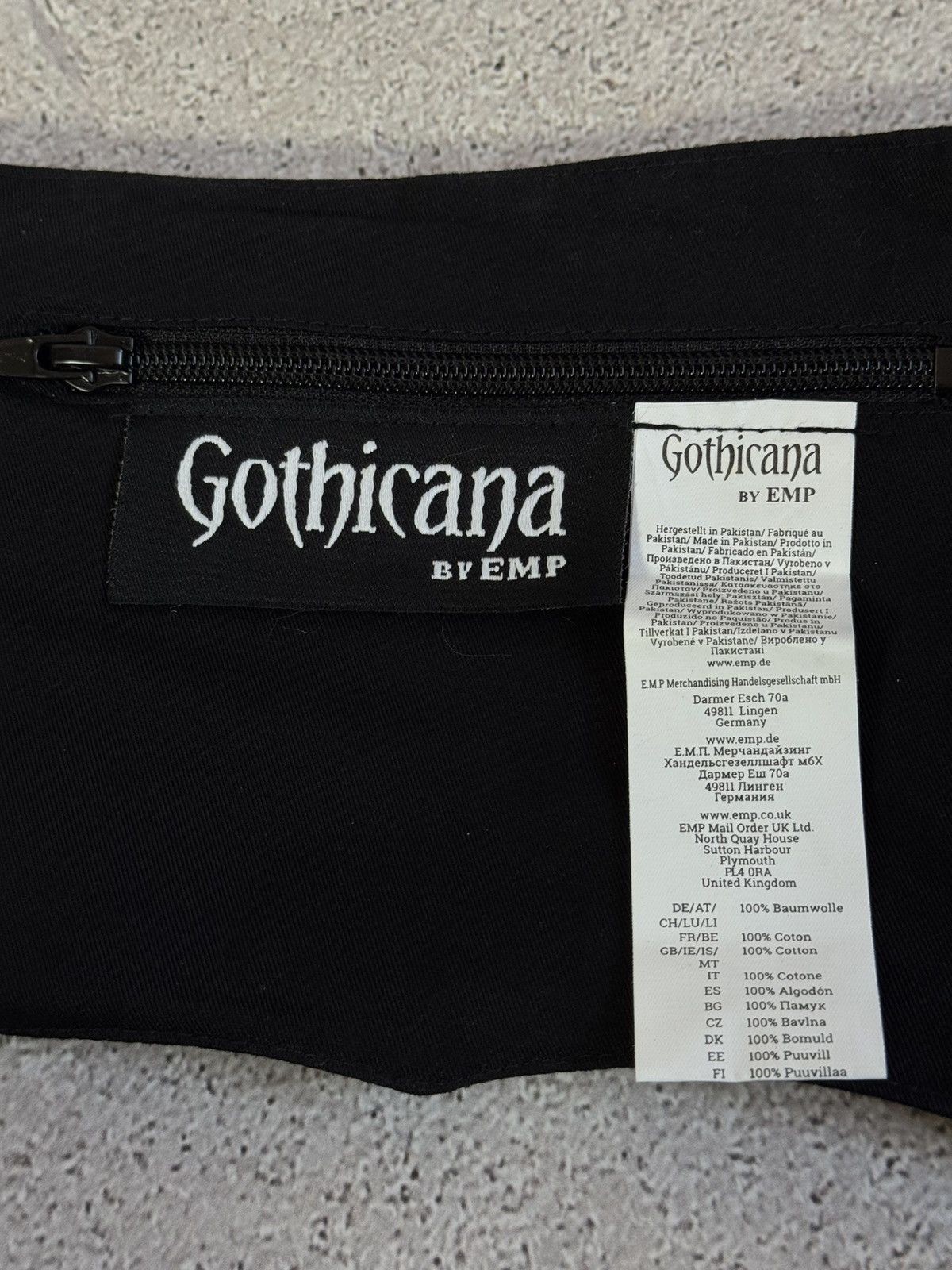 Hysteric Glamour Gothicana by EMP Belt Bag Bum Bag Black Waist Size ONE SIZE - 11 Thumbnail