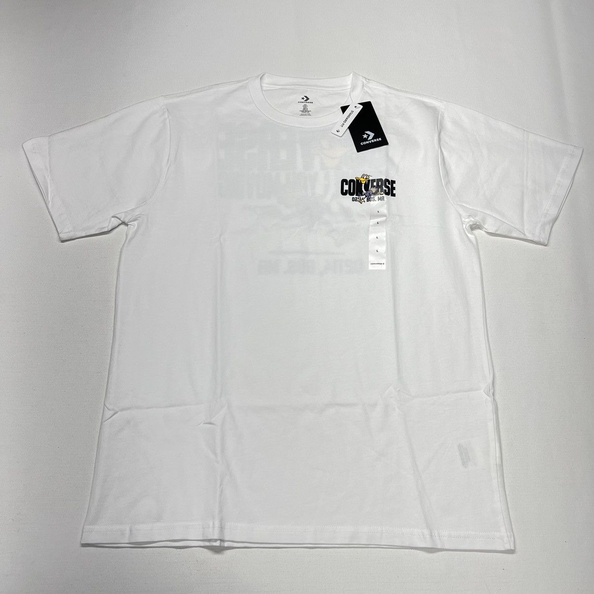 Converse Converse Tee Shirt White Bird Boston Running All Star Size US L / EU 52-54 / 3 - 2 Thumbnail