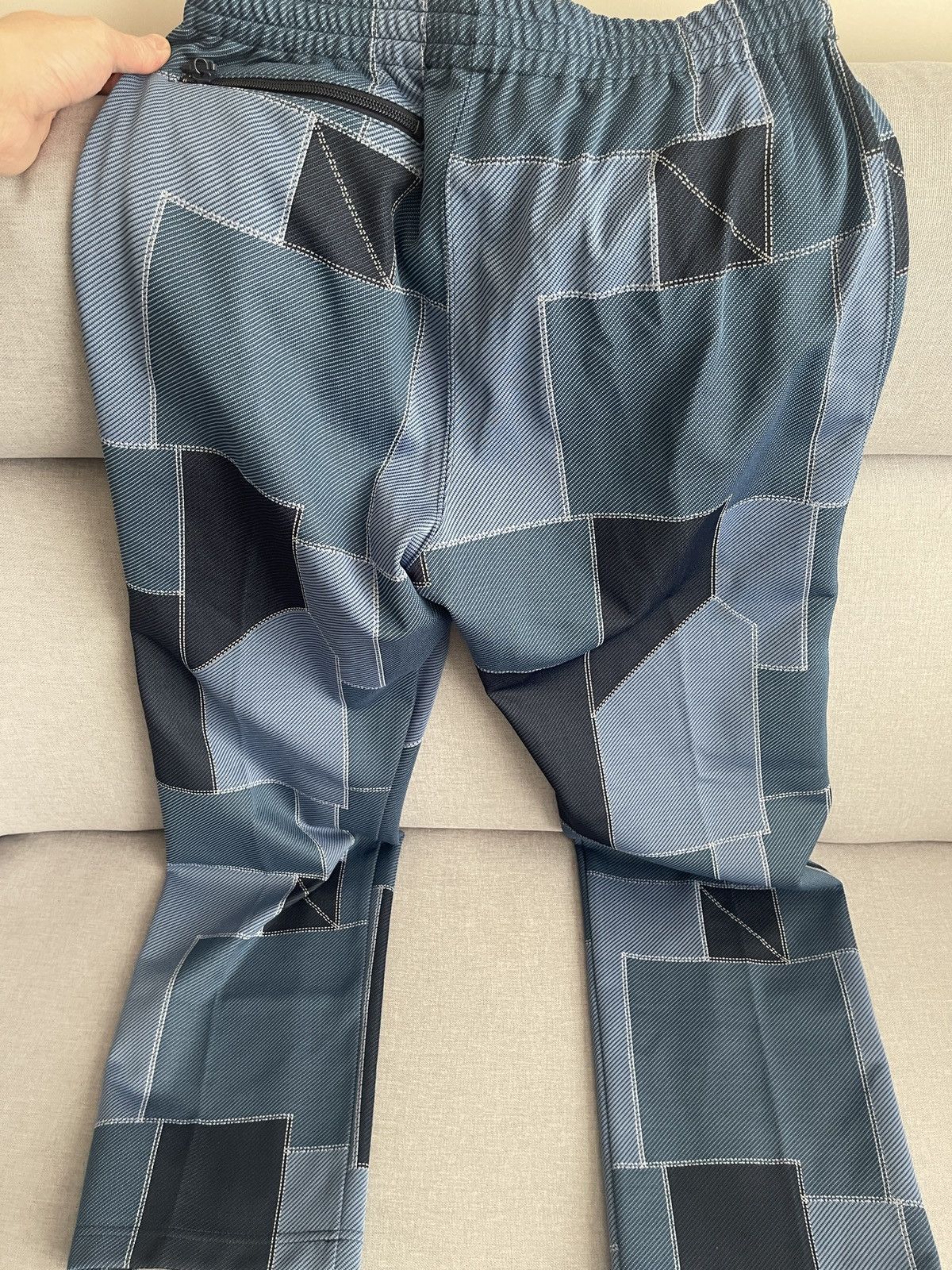 Needles Needles Blue Patchwork Track Pants Size US 29 - 3 Thumbnail