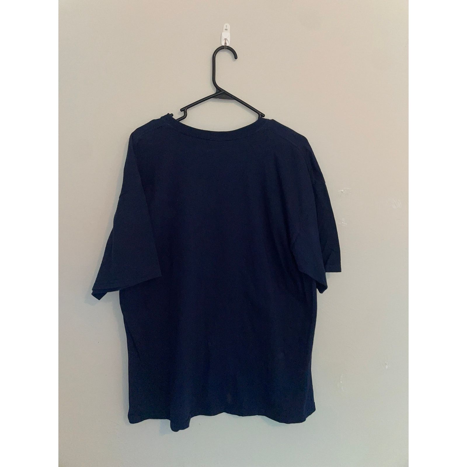 Gildan 2000s Leonardo Da Vinci Blue Bike Design Shirt Tee Y2K XL Size US XL / EU 56 / 4 - 7 Thumbnail