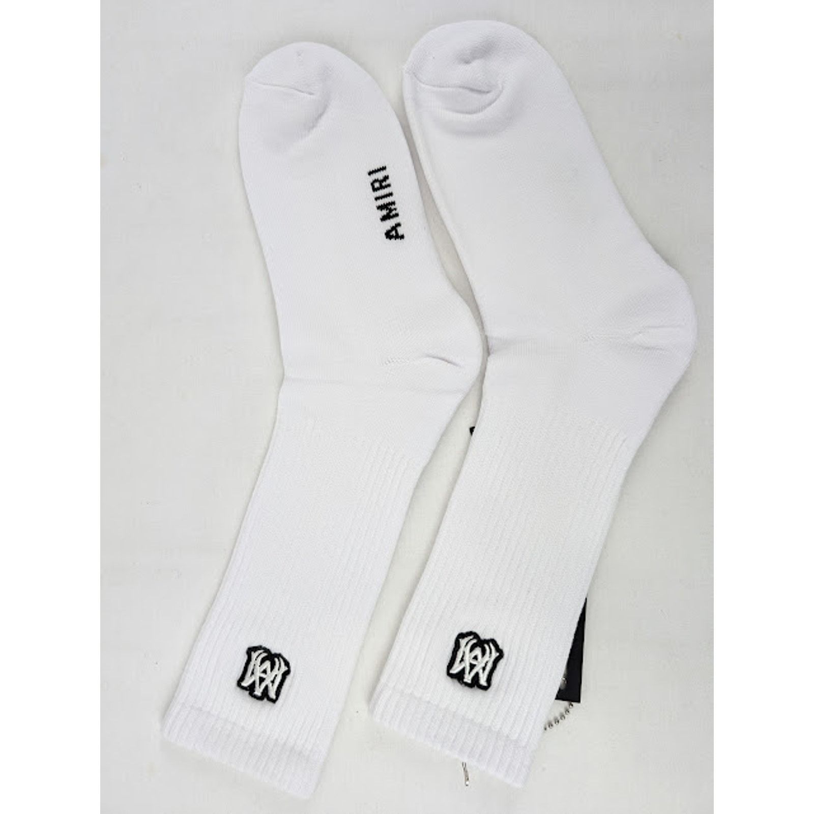 Amiri o1rshd1 Q:3 / Size: 45/46 / MA Embroidery Socks White/Black Size ONE SIZE - 6 Thumbnail