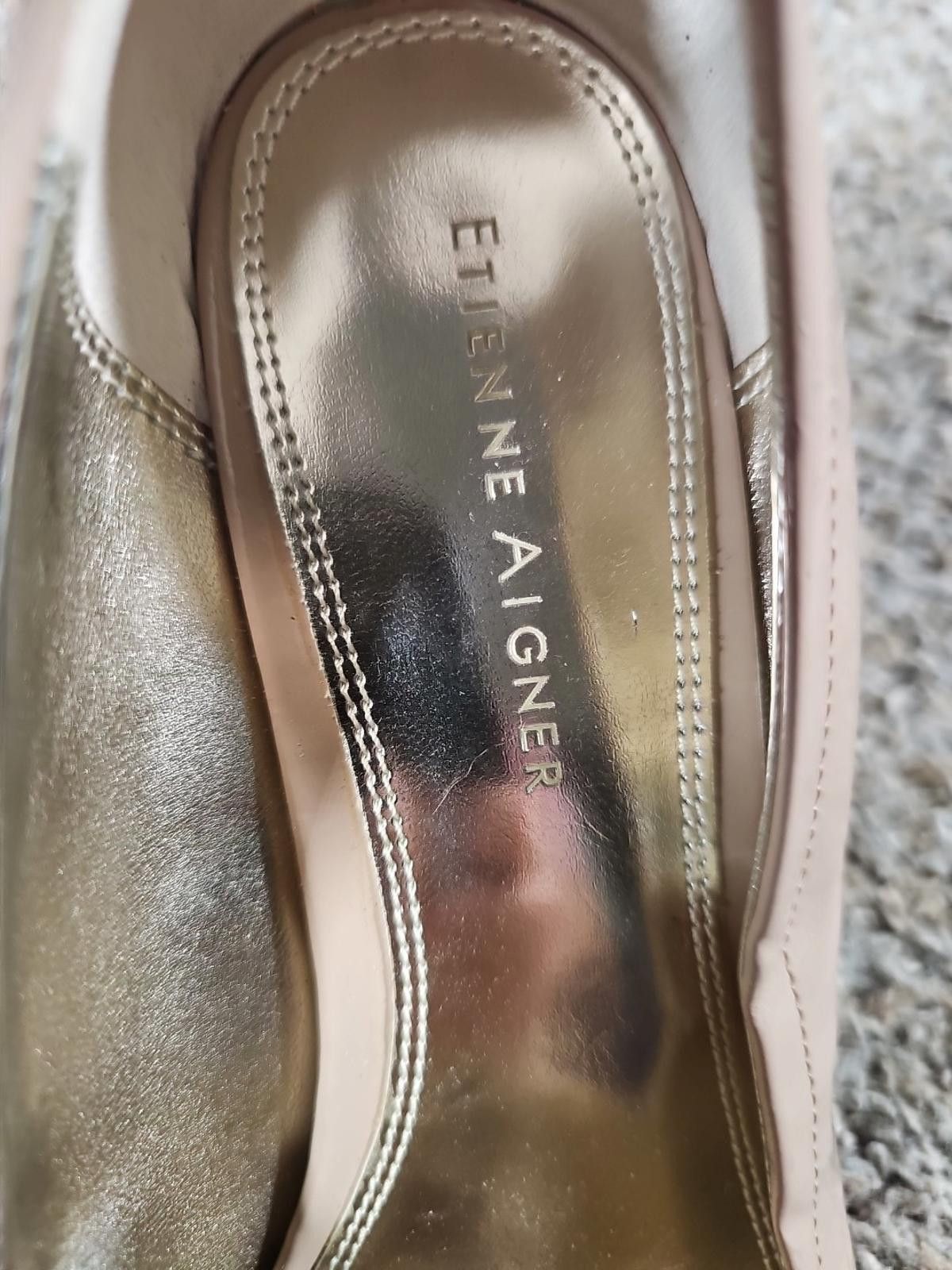 Etienne Aigner etienne aigner open buckle toe heels 7.5 NWT NWD Size US 7.5 / IT 37.5 - 2 Thumbnail