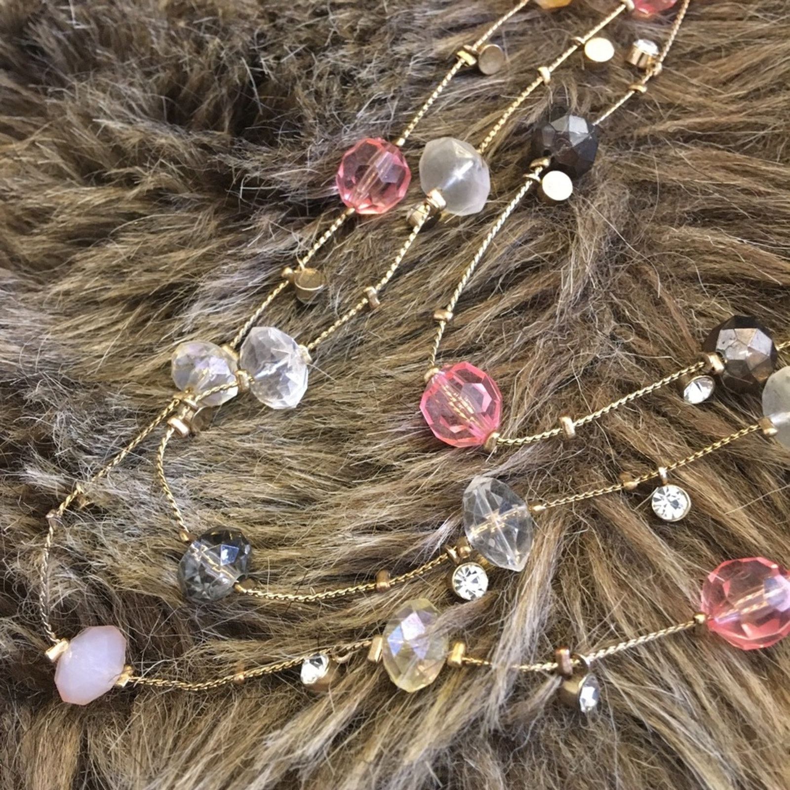 Vintage Vintage 90s multi strand layered chain necklace Size ONE SIZE - 6 Thumbnail