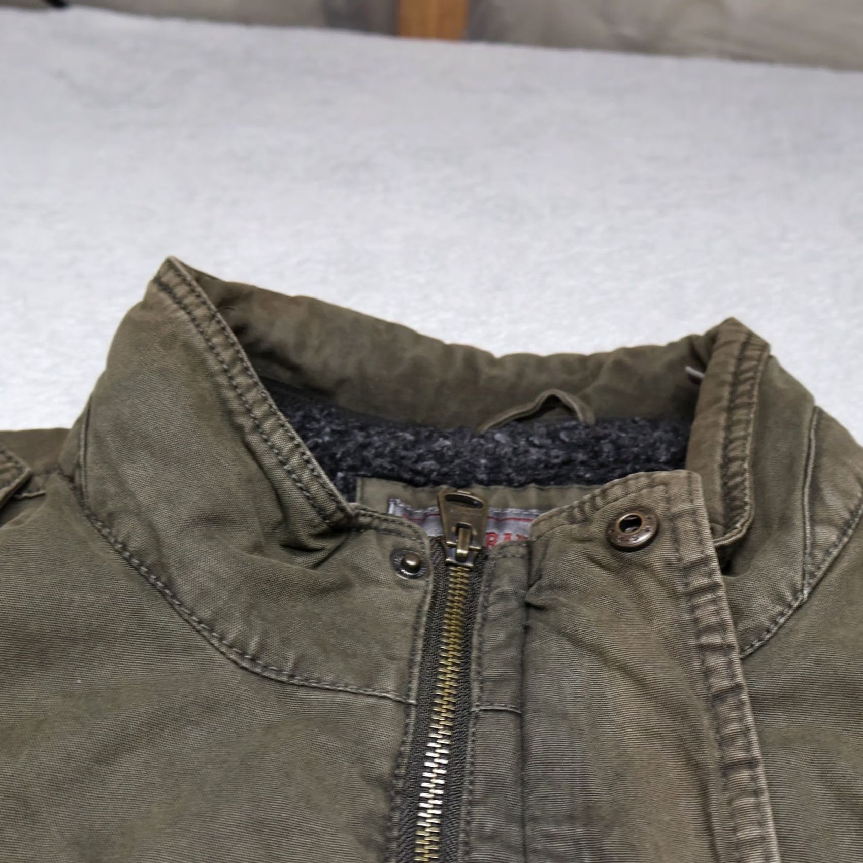 Levi's Levi's Jacket Mens Large Brown Canvas Sherpa Lined Trucker Field Rugged Utility Size US L / EU 52-54 / 3 - 5 Thumbnail