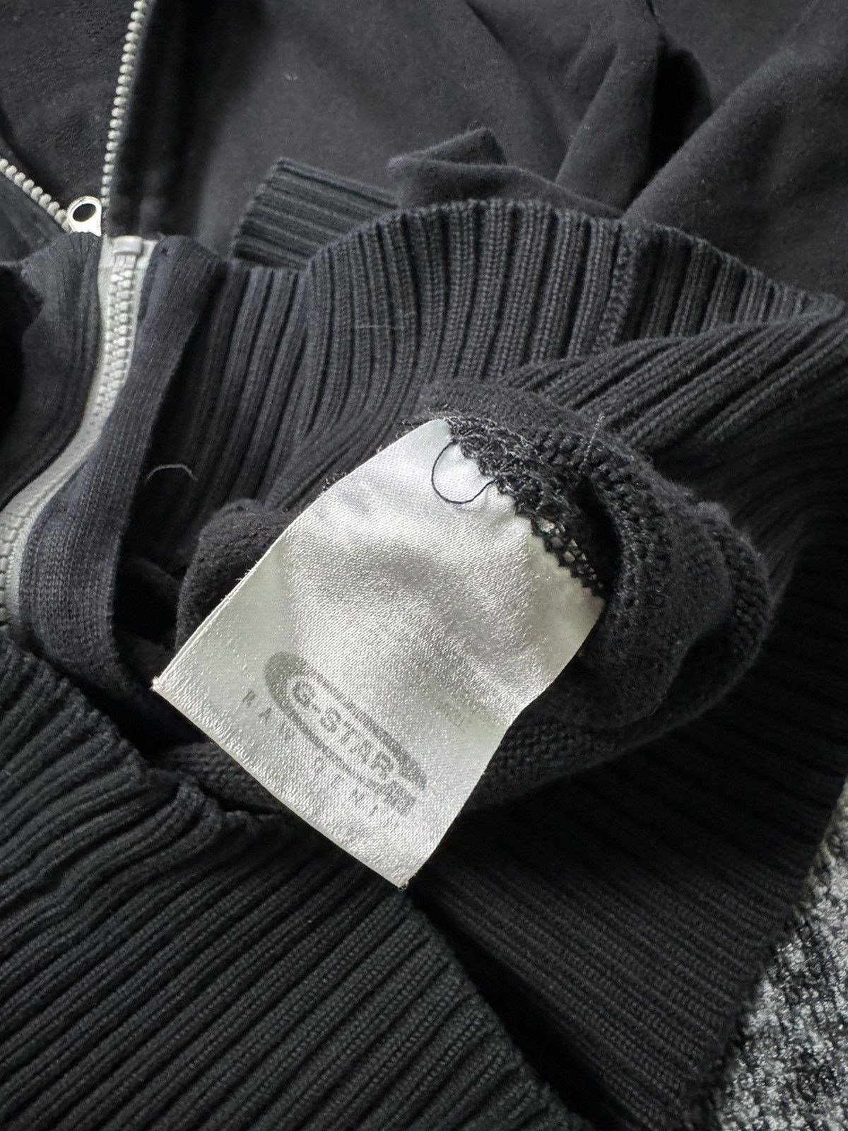 G-Star Vintage G Star Raw Sweater Zip up Mix Vest Knit Ribbed Y2K Size M / US 6-8 / IT 42-44 - 9 Thumbnail