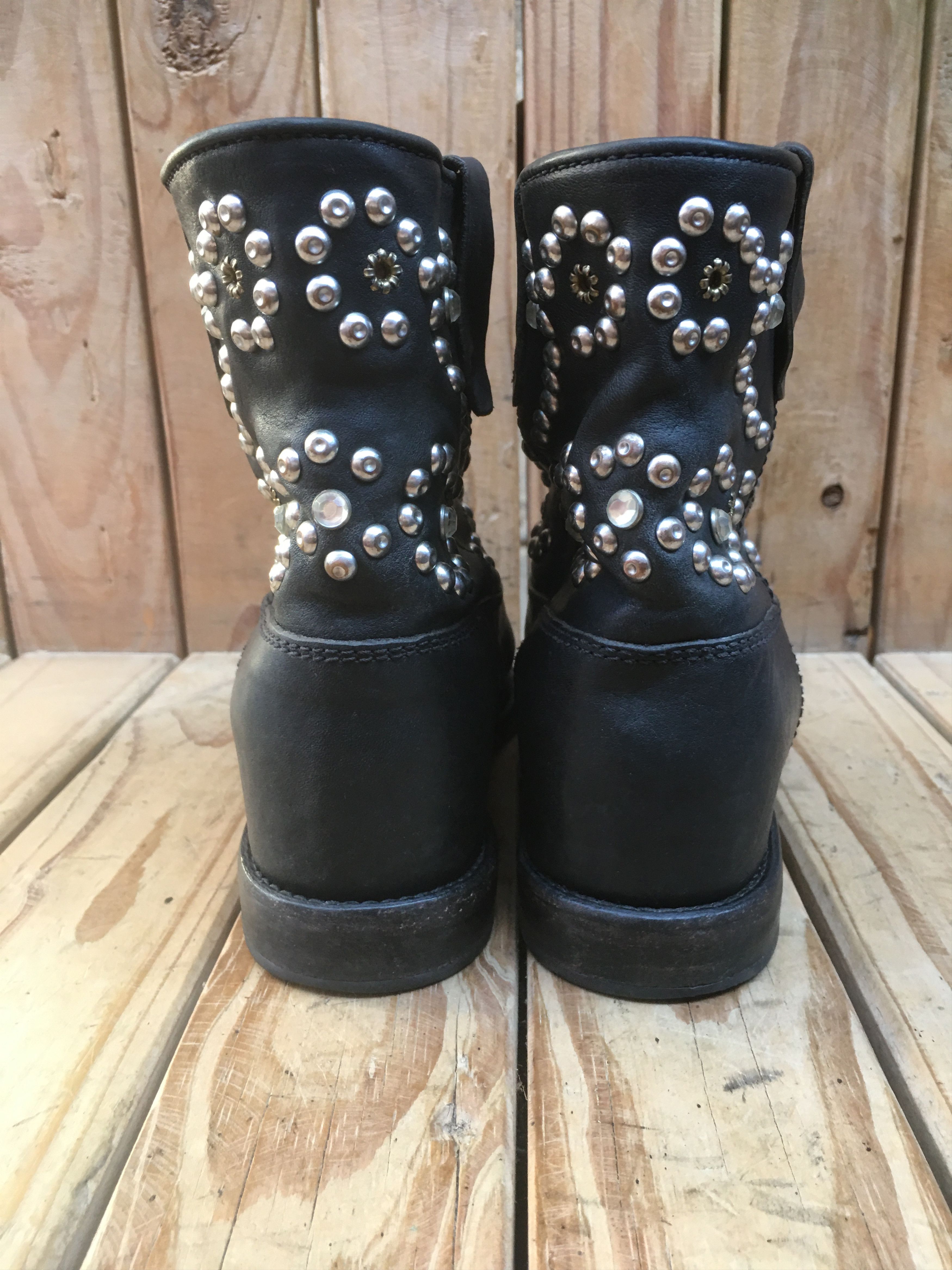 Isabel Marant Etoile isabel marant Etoile black leather boots Size US 7 / IT 37 - 6 Thumbnail