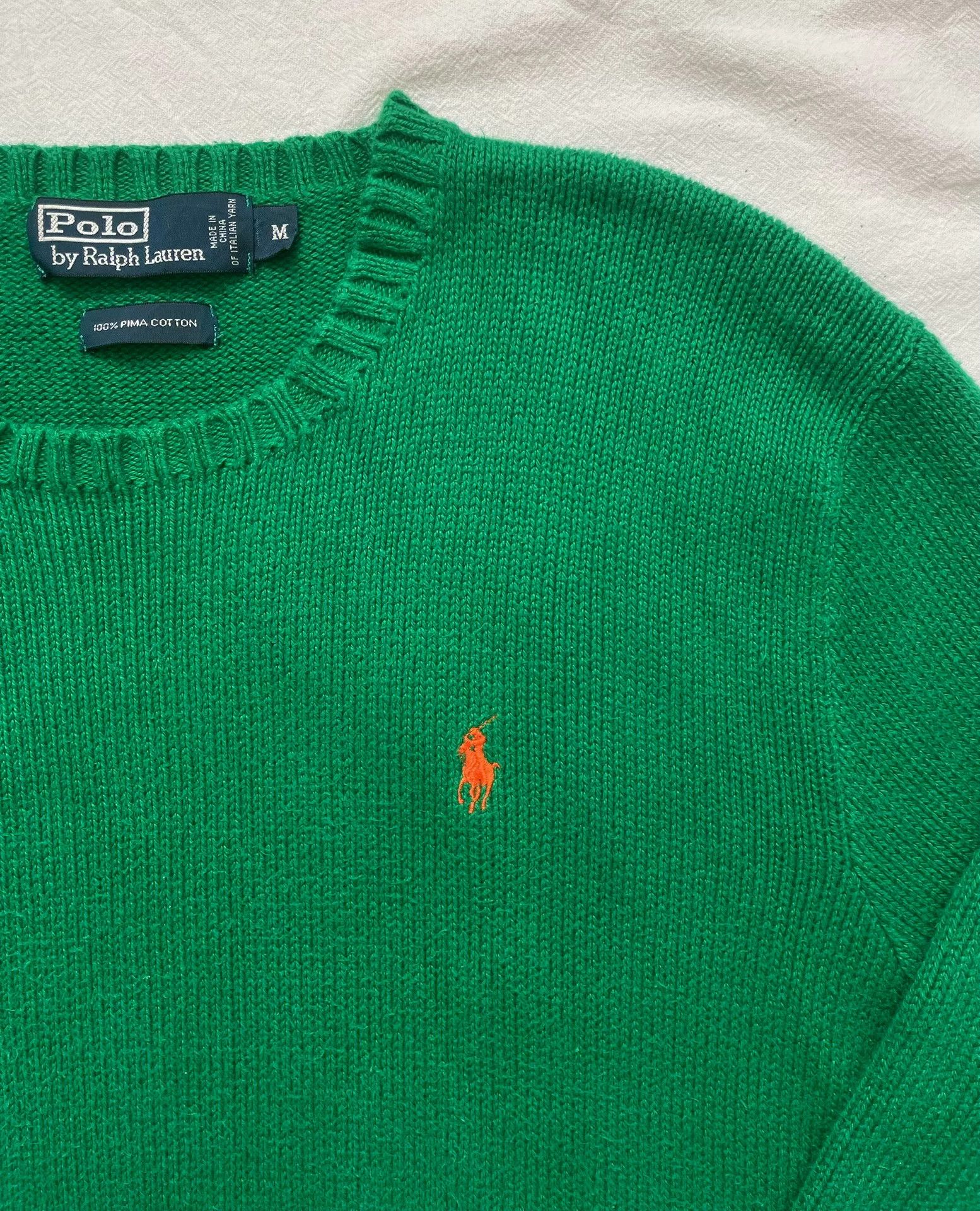 Vintage Vintage Ralph Lauren Polo Knit Sweater Size US M / EU 48-50 / 2 - 1 Thumbnail