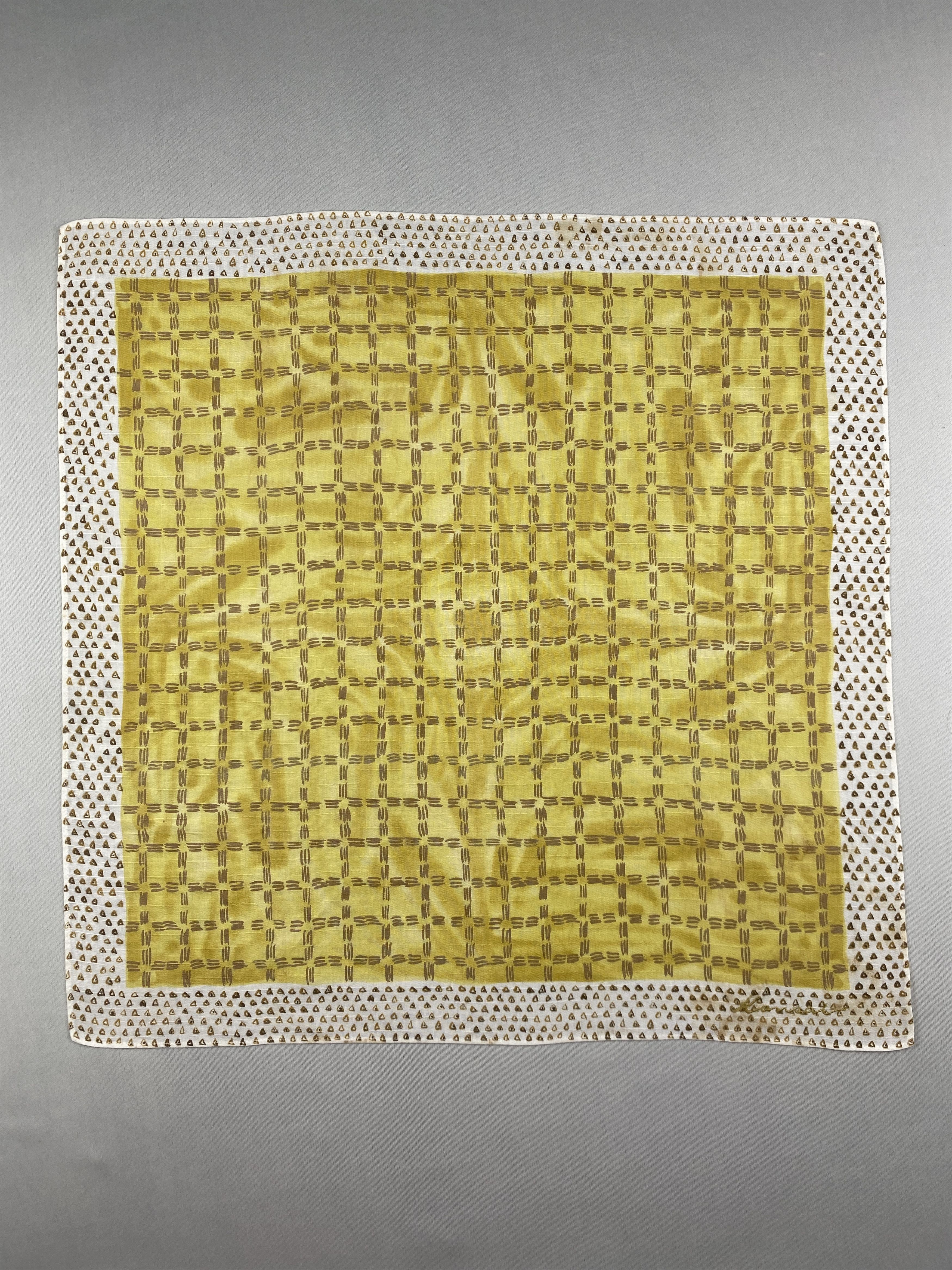 Kansai Yamamoto Vintage Kansai Handkerchief Pocket Square Bandana HM0024 Size ONE SIZE - 1 Thumbnail