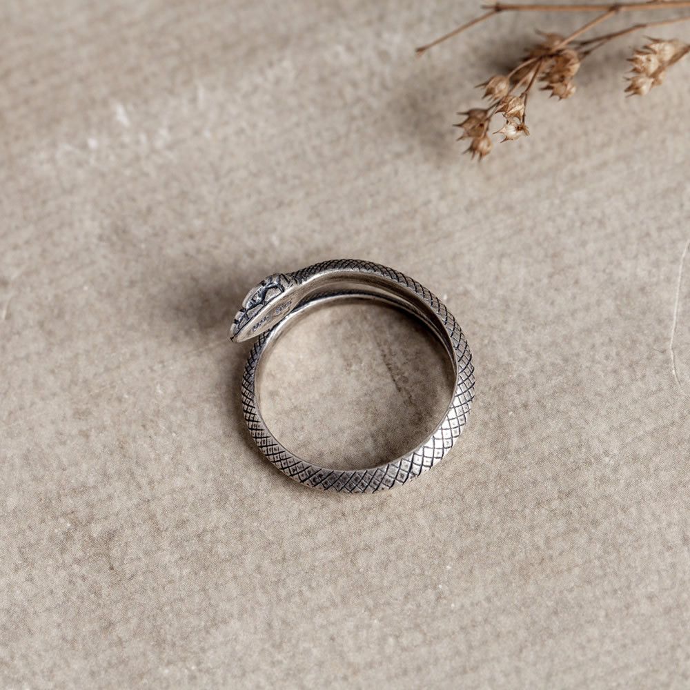 Jewelry Snake Future Jewelry Rings Open Size Chrome Ring (Size 7-13) Size ONE SIZE - 4 Thumbnail