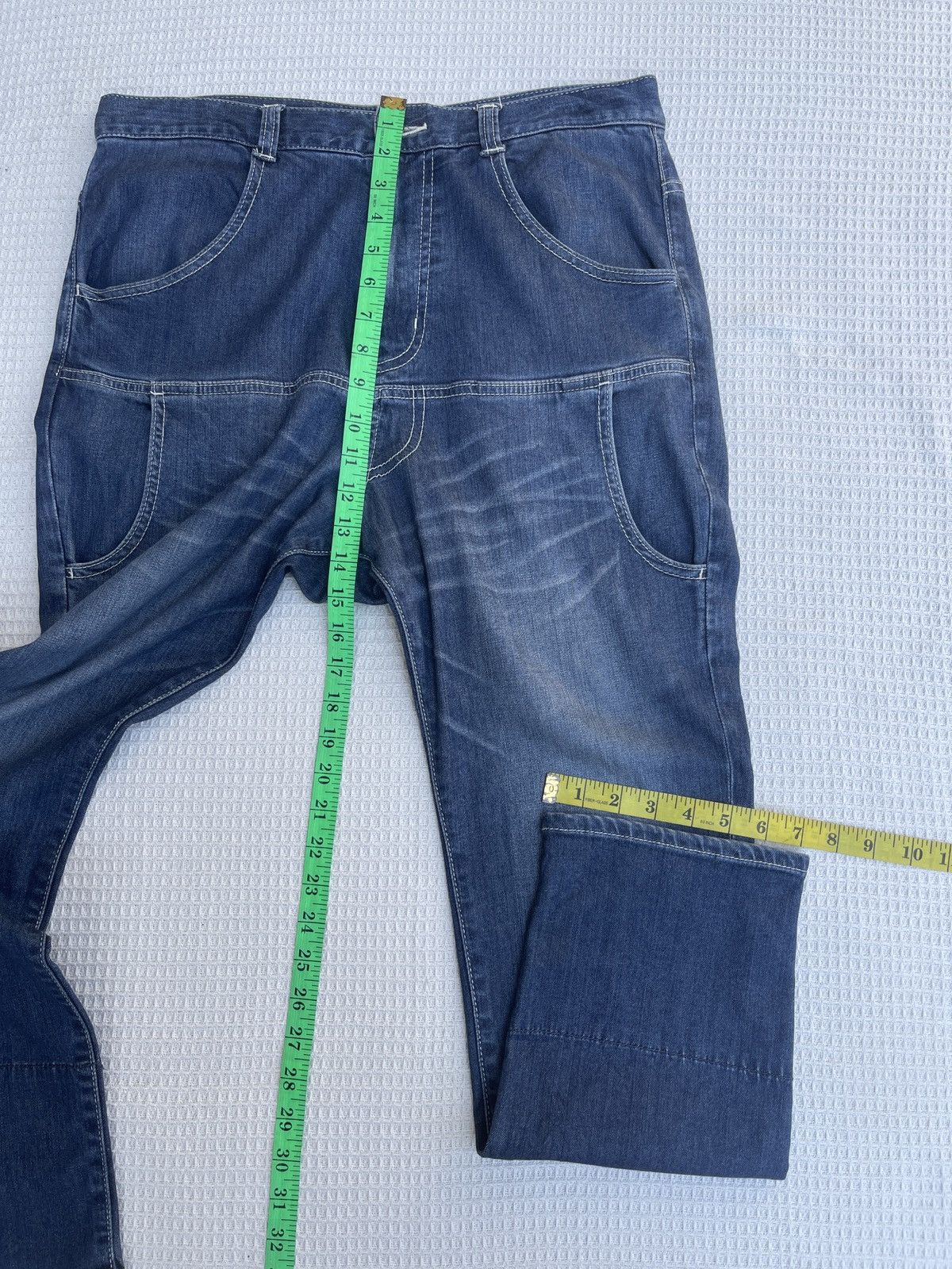 Frapbois LastDrop🔥Rare🔥Vtg FRAPBOIS Issey Miyake Japan Designer Jeans Size US 34 / EU 50 - 12 Thumbnail