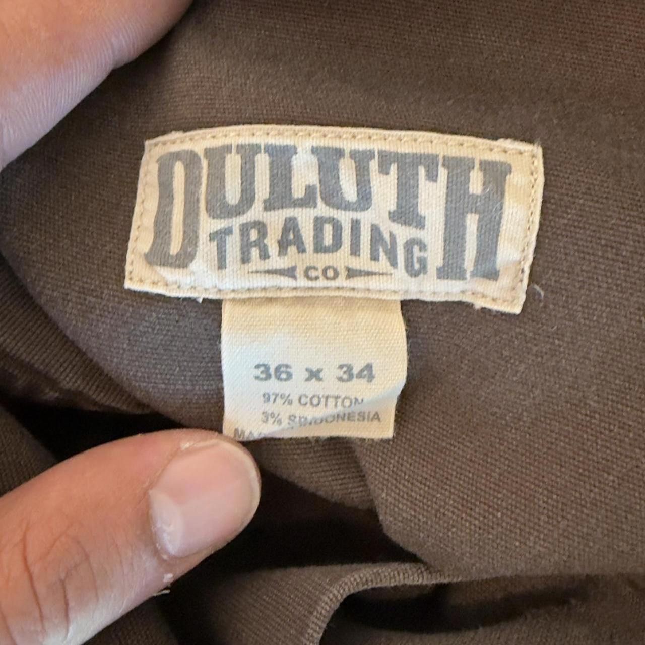 Duluth Trading Company Duluth Trading Company Men's brown grey Trousers Size US 36 / EU 52 - 5 Thumbnail