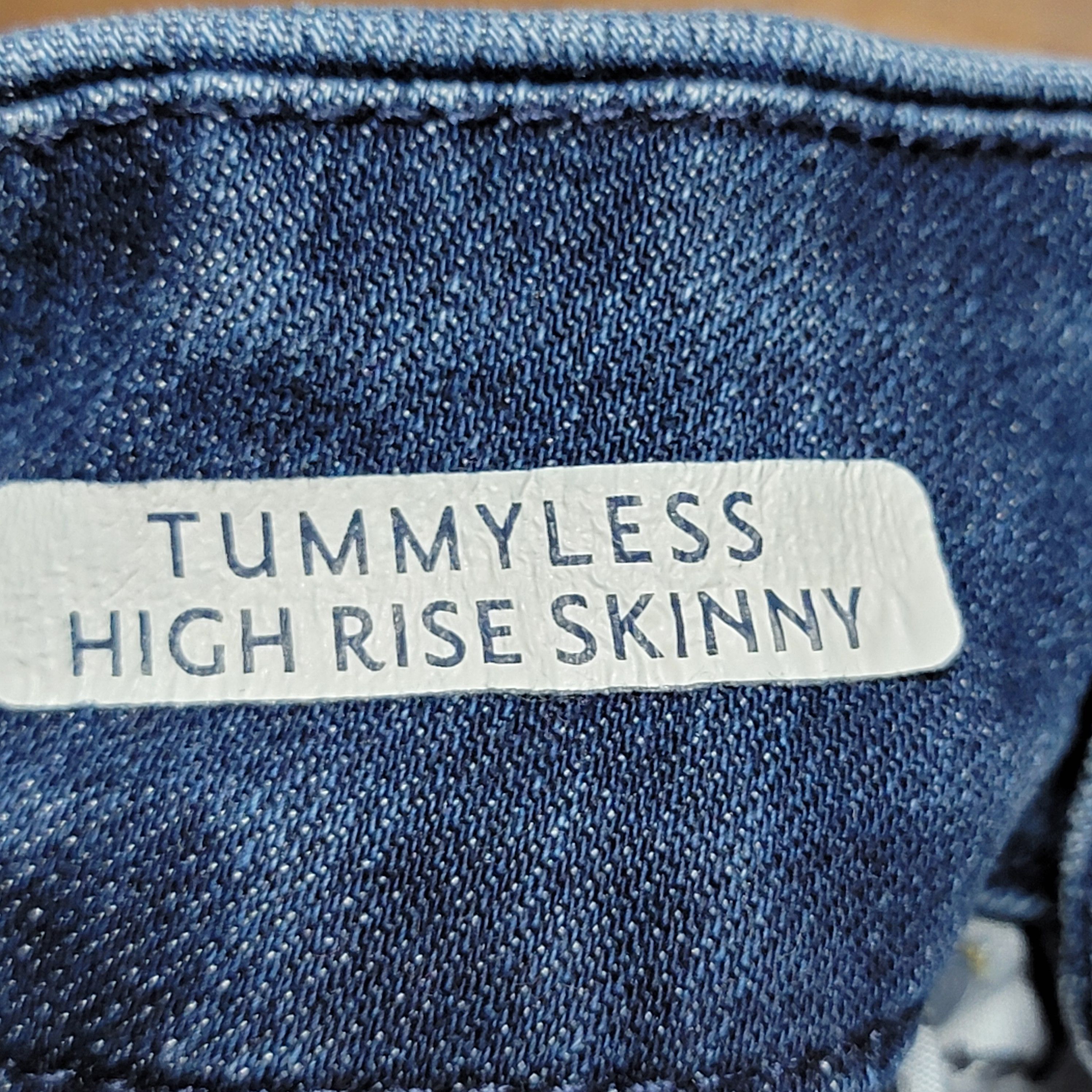 Seven 7 Seven7 Tummyless High Rise Skinny Denim Jeans - Size 6 Size 28" / US 6 / IT 42 - 7 Thumbnail