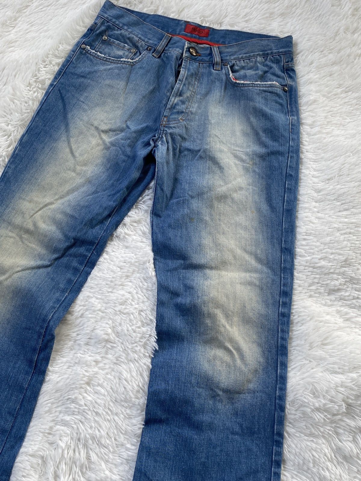 Hugo Boss 🔥OFFER NOW🔥Vintage Made in Italy Hugo Boss Denim Bootcut Size US 32 / EU 48 - 5 Thumbnail