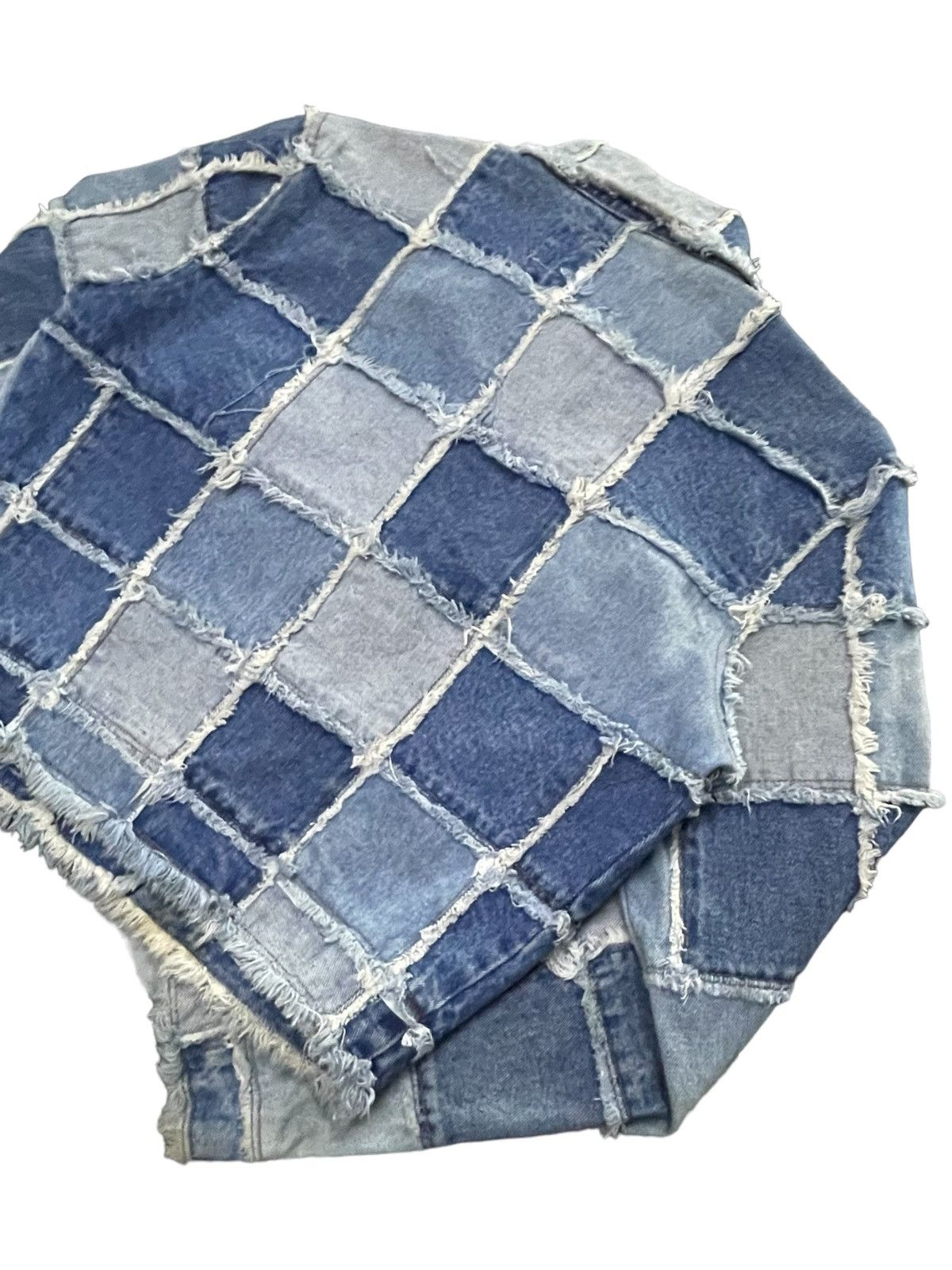 Hysteric Glamour × If Six Was Nine Japanese Zana Di Deconstructed Patchwork Denim Jacket Size M / US 6-8 / IT 42-44 - 8 Thumbnail