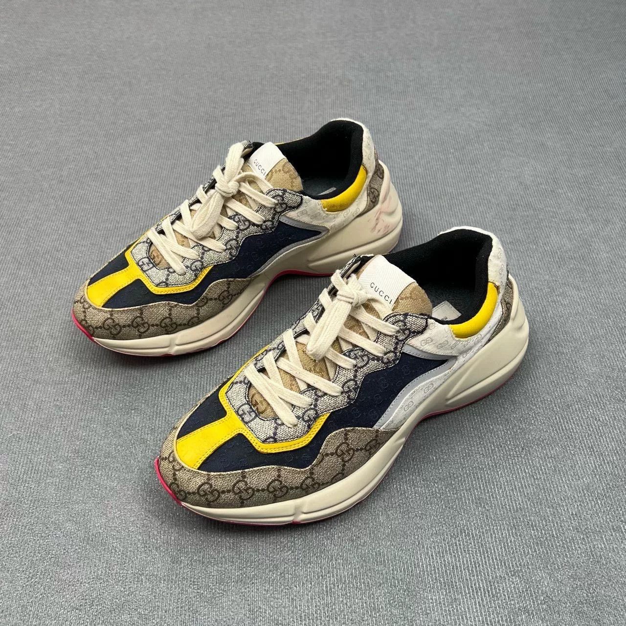 Gucci Gucci Rhyton GG Logo Sneakers Size US 10 / EU 43 - 1 Thumbnail