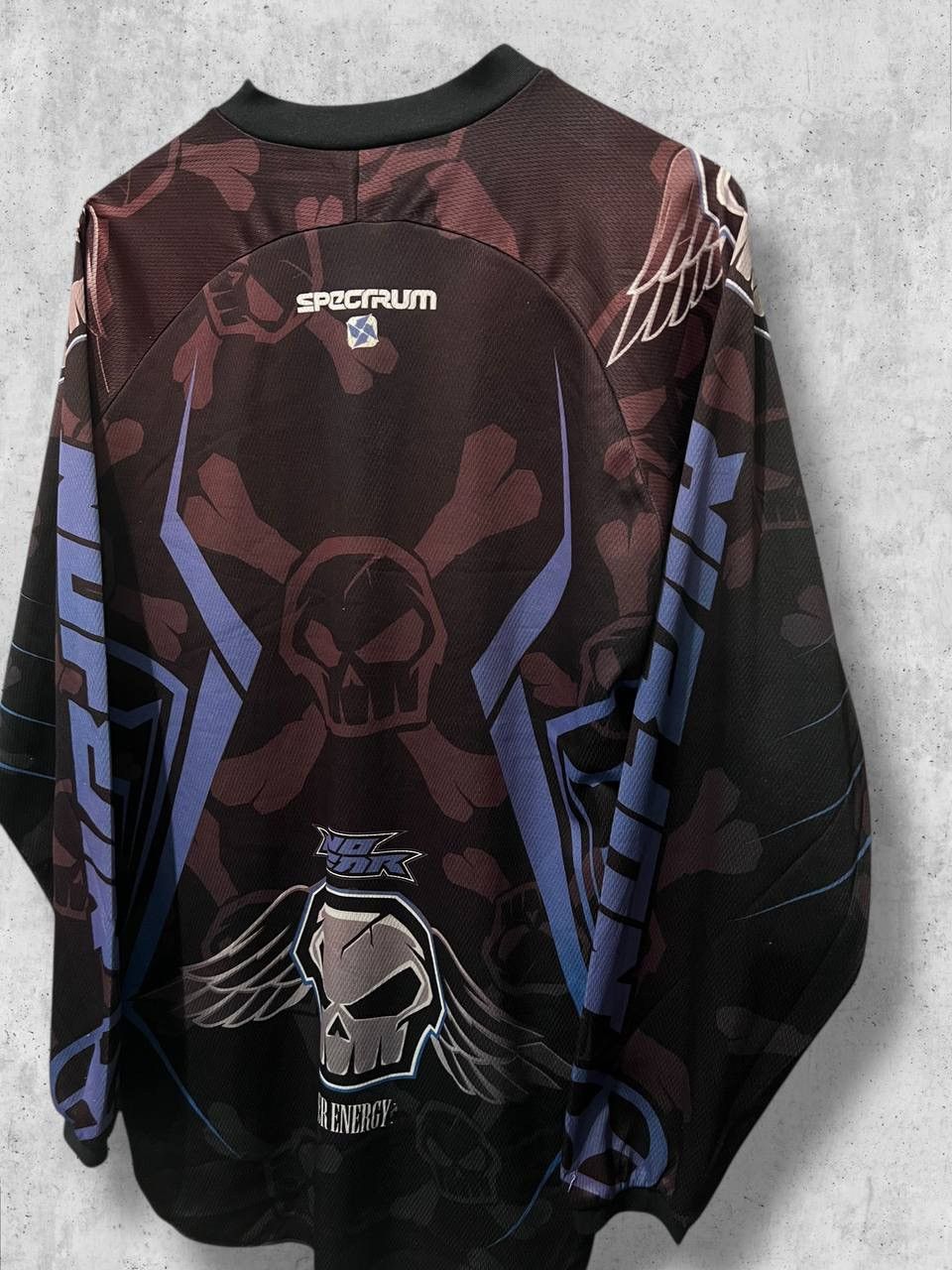 No Fear NO FEAR RACING MOTO JERSEY bike skull long sleeve tee vintag Size US M / EU 48-50 / 2 - 5 Thumbnail