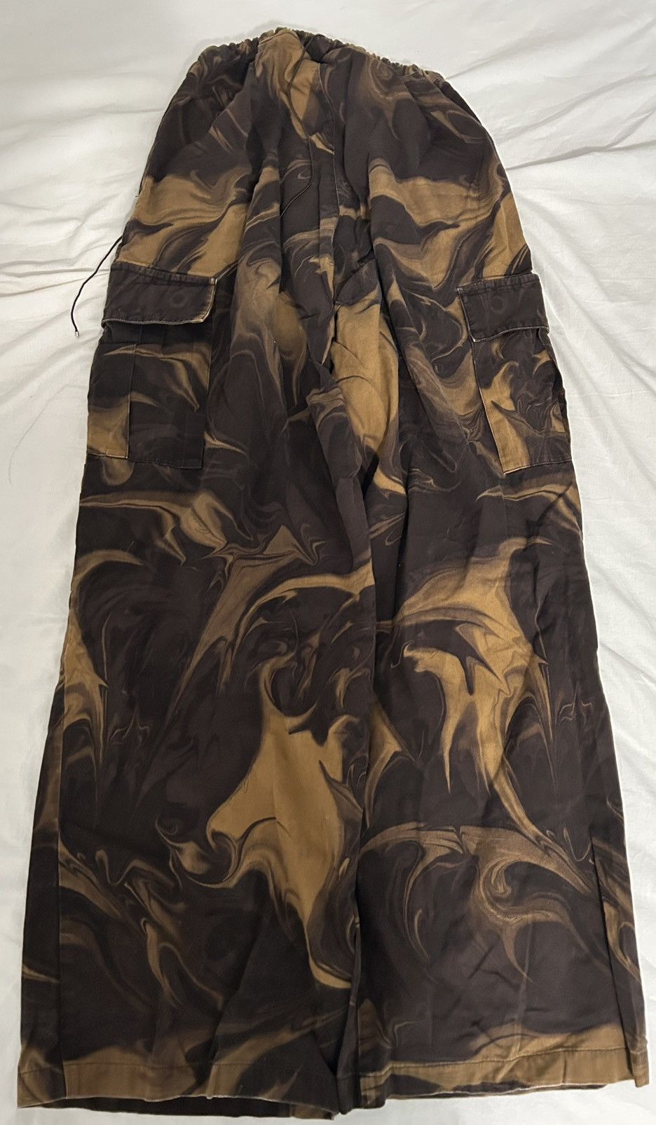 Gucci GUCCI by TOM FORD Olive & Black Cargo Pants Spring 2001 Size US 32 / EU 48 - 1 Thumbnail