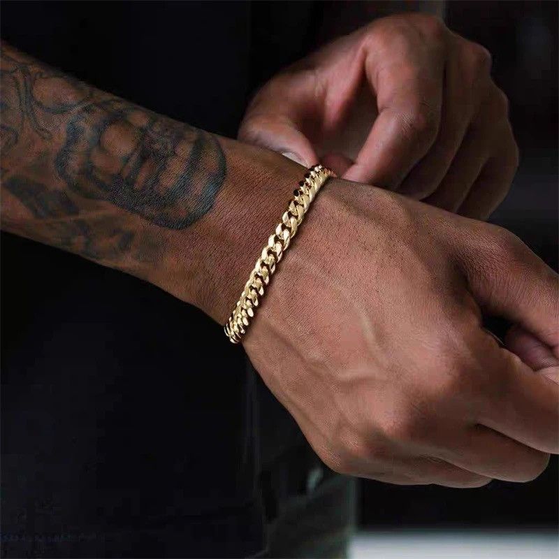Jewelry 3-11mm Thick Waterproof Chain Bracelet Size ONE SIZE - 4 Thumbnail