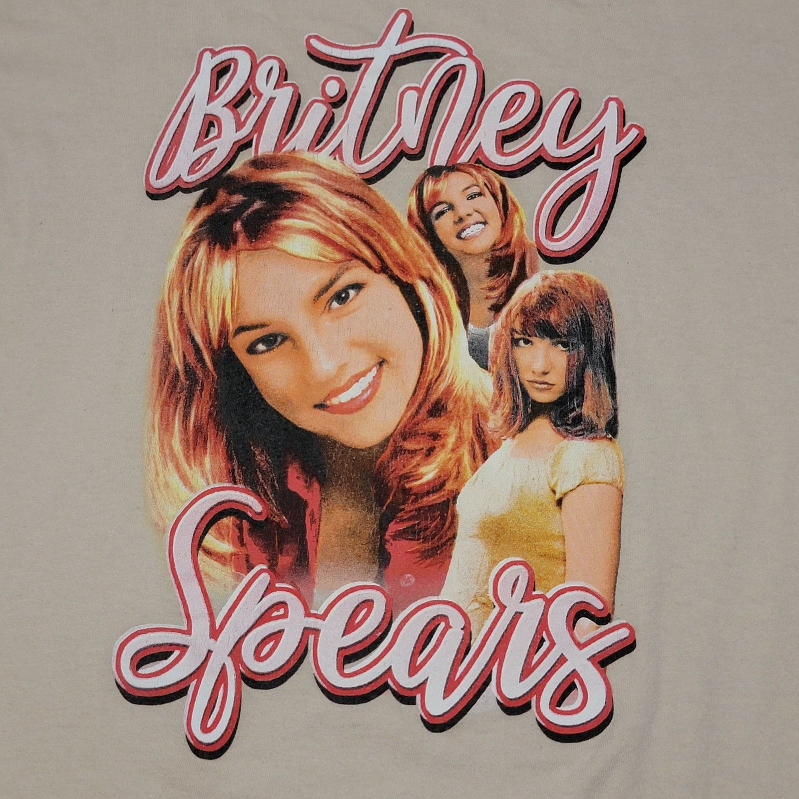 Other Britney Spears Beige Tee - Size Medium Size M / US 6-8 / IT 42-44 - 2 Thumbnail