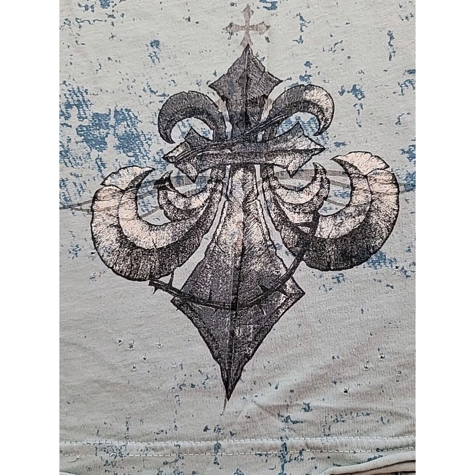 Affliction Y2K Affliction Wing Graphic Tee M Thrashed Grunge Alt Size US M / EU 48-50 / 2 - 8 Thumbnail