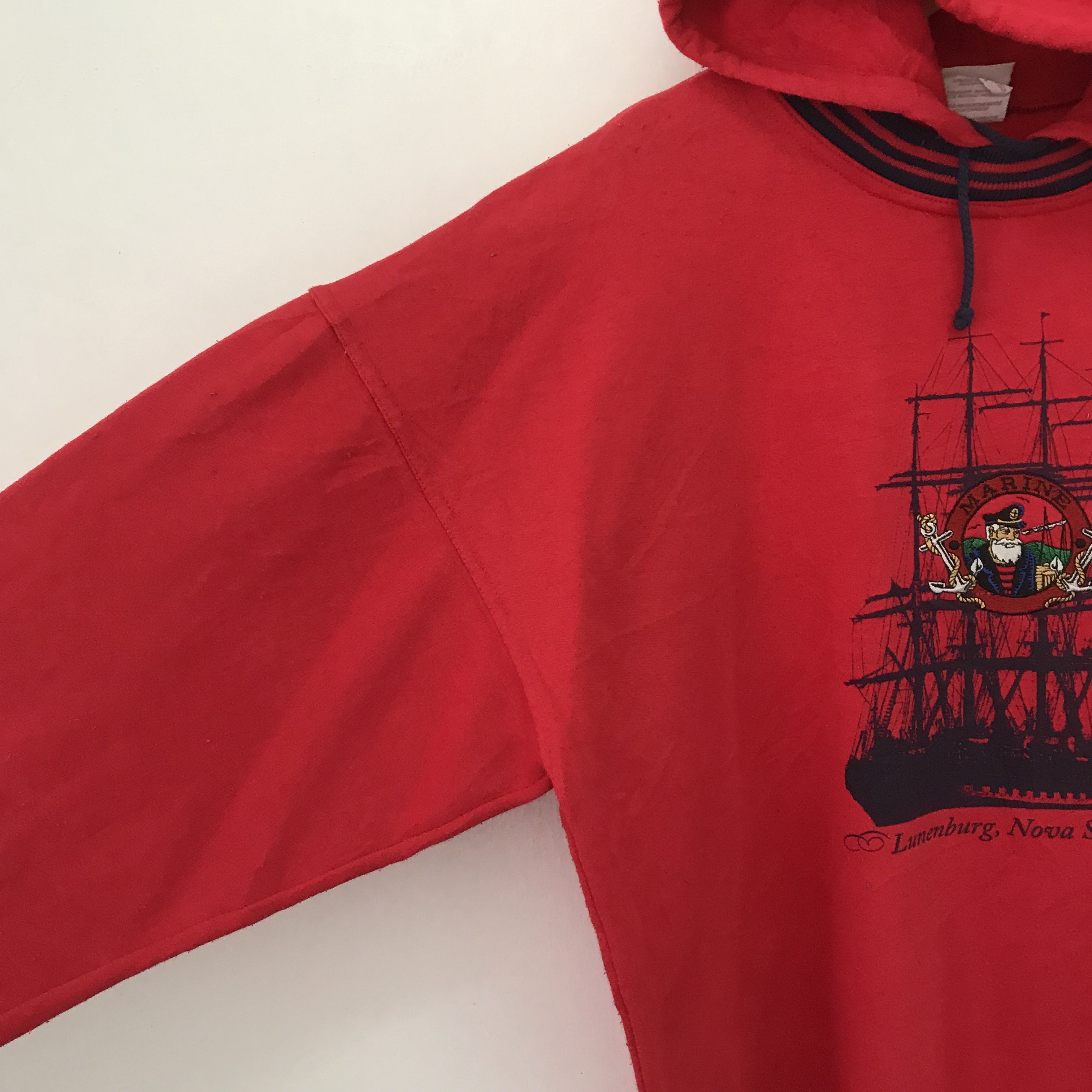 Vintage Vintage 90s Lunenburg Nova Scotia Red - 539 Size US L / EU 52-54 / 3 - 4 Thumbnail