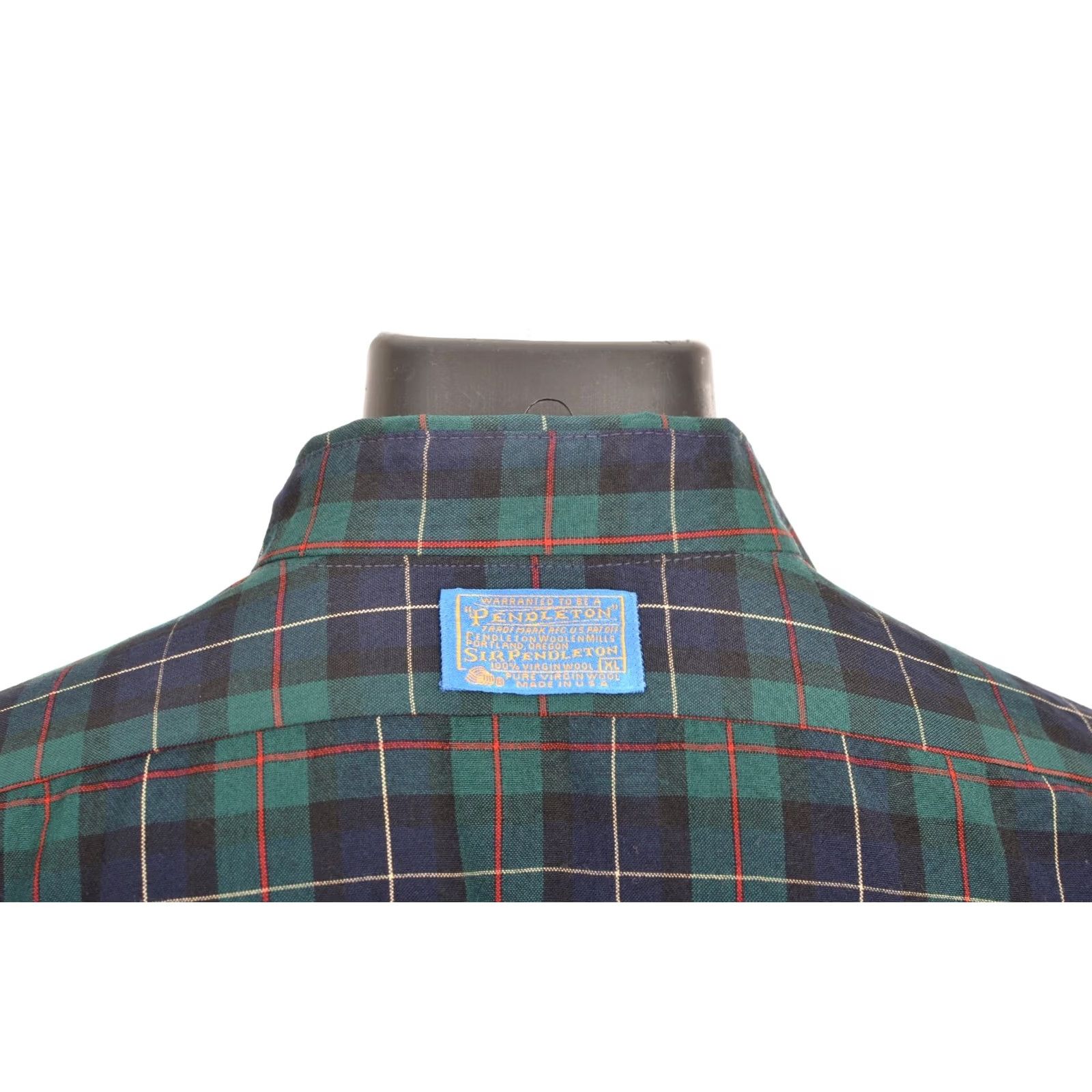 Pendleton Pendleton Wool Check Plaid Button Shirt XL Mens Vintage DDP Size US XL / EU 56 / 4 - 5 Thumbnail