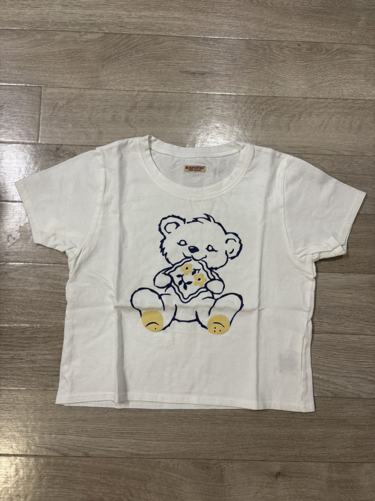 Kapital Kapital Tenjiku Cropped Tee Peckish Little Bear T-Shirt Size S / US 4 / IT 40 - 1 Thumbnail