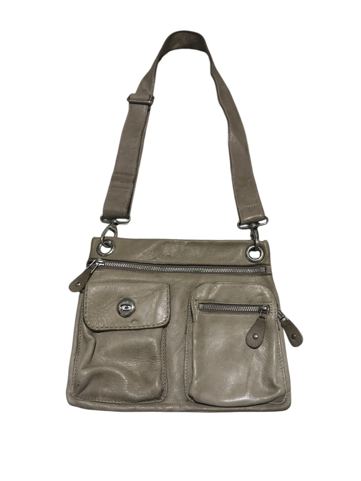 Genuine Leather × Seditionaries 100% Leather Roots Canada Villager Crossbody Sling Bag Size ONE SIZE - 1 Thumbnail
