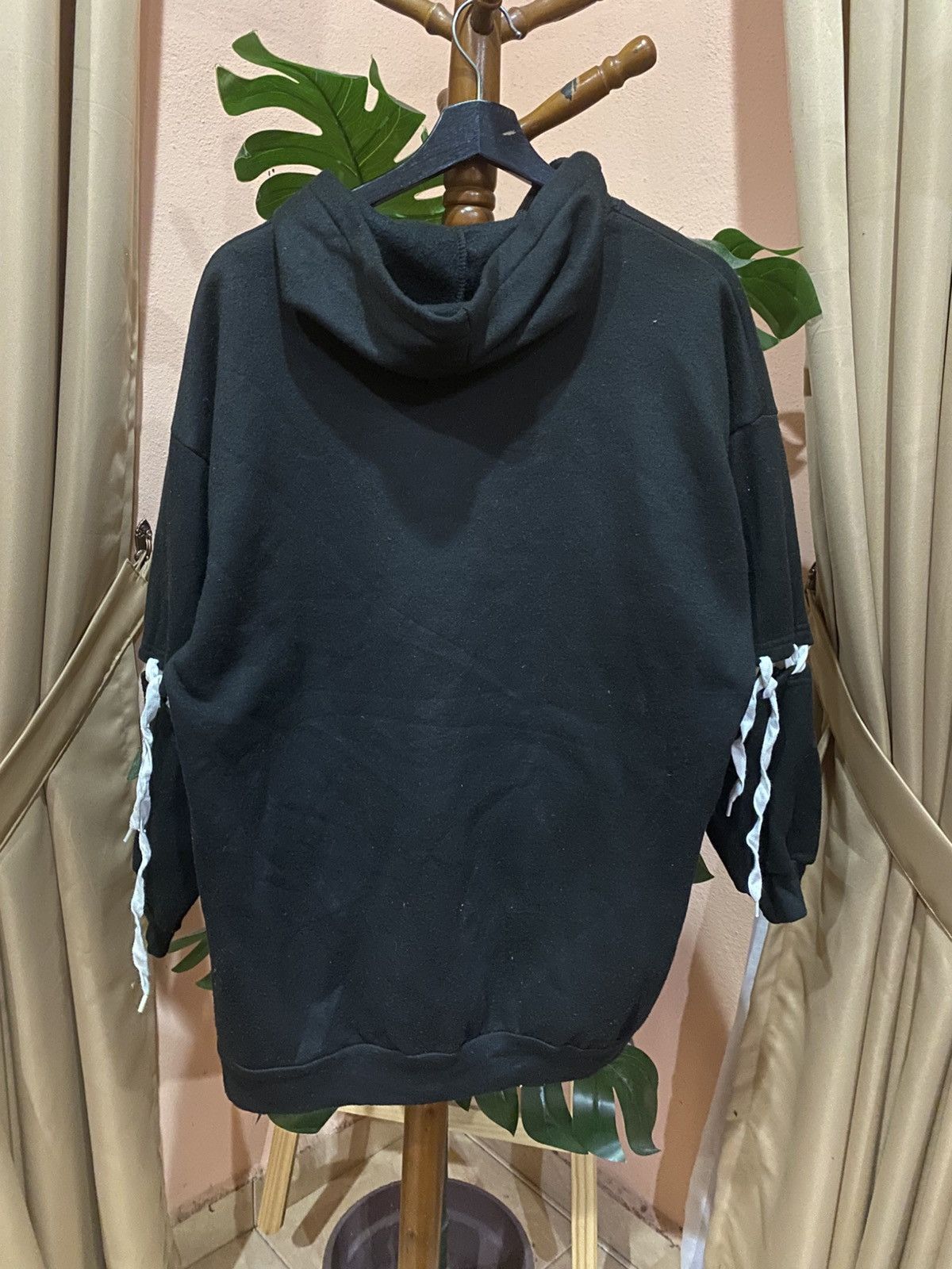 If Six Was Nine Gothic “Evil Cutie” Black Hoodie - Edgy Bunny Pentagram Size US L / EU 52-54 / 3 - 4 Thumbnail