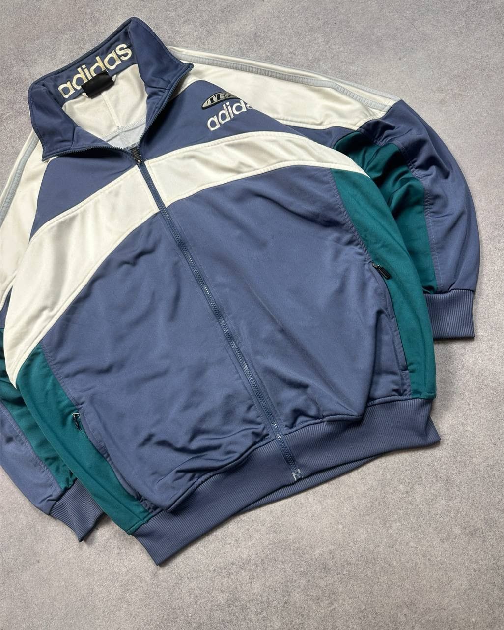 Adidas Vintage Adidas Track Jacket, Size XL – Retro 90s Sportswear Size US XL / EU 56 / 4 - 3 Thumbnail